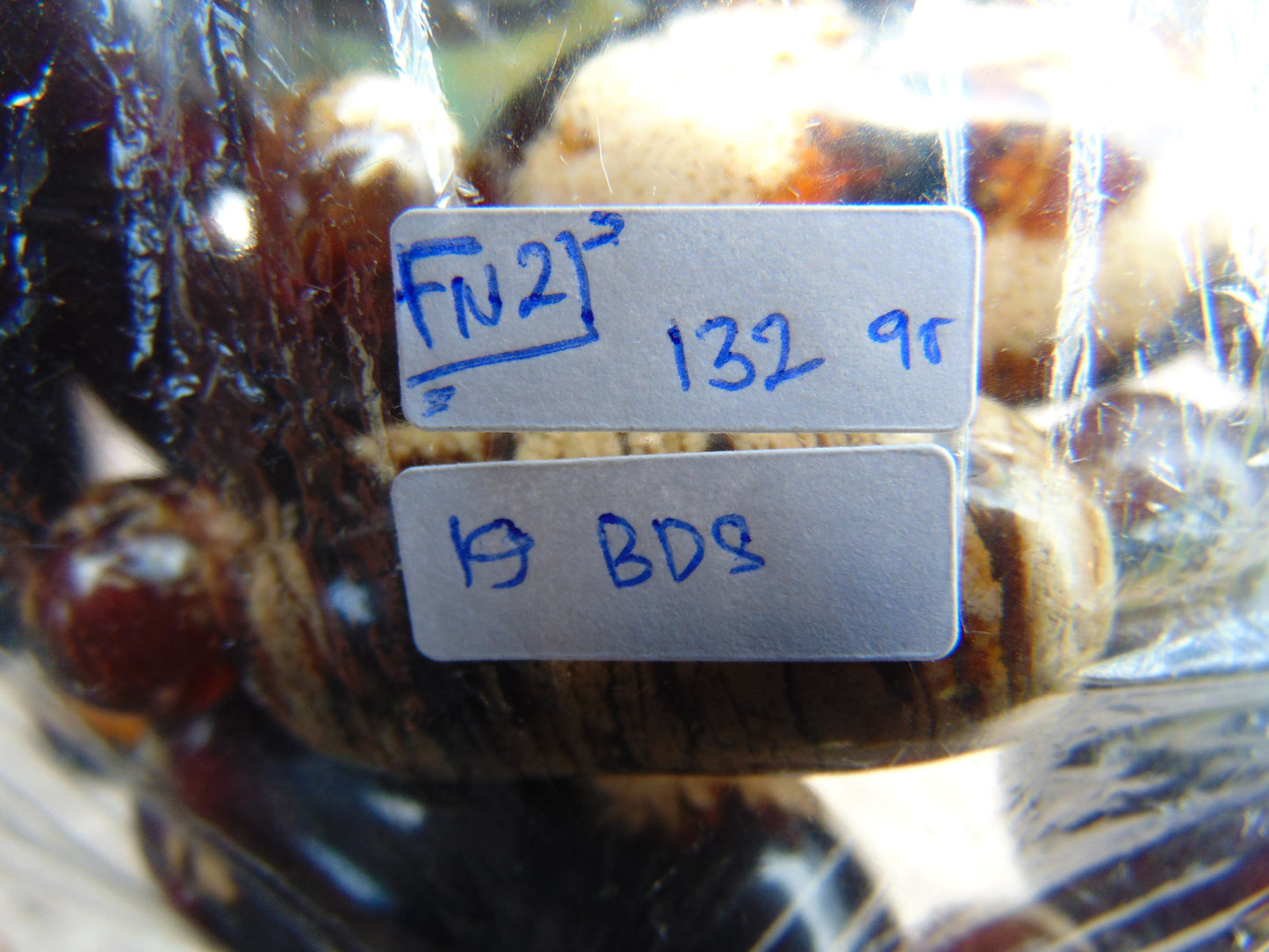 132 gram Small Beads Combination Necklace Indonesian Amber for Healing FN2