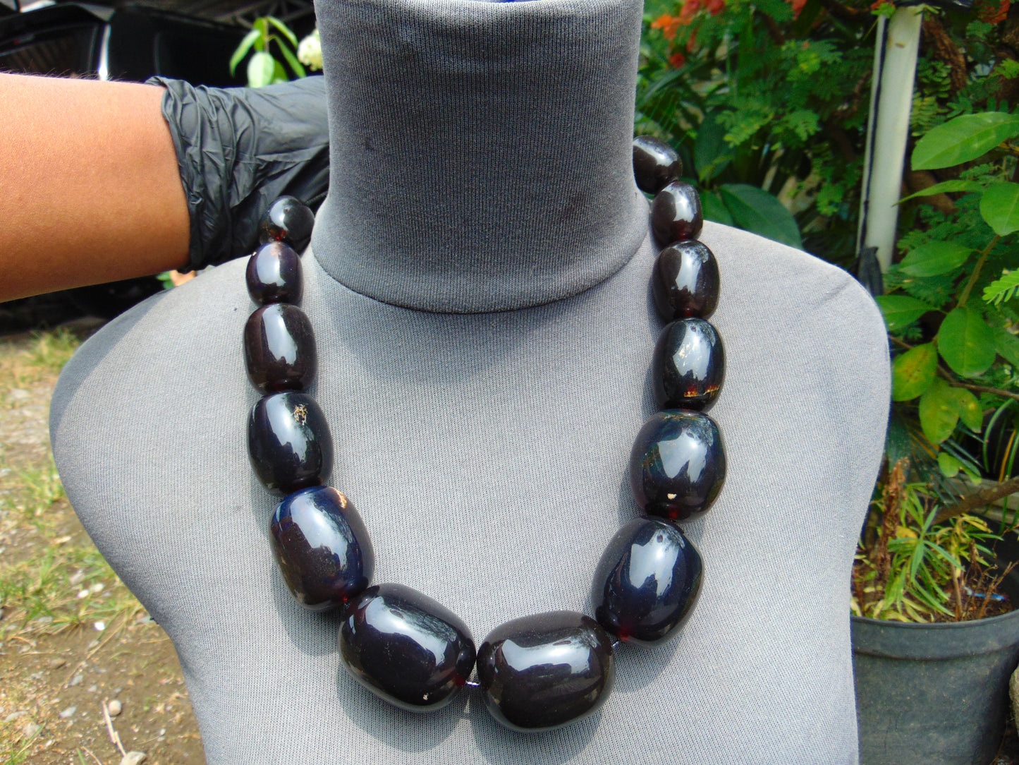 193 gr Small Beads Combination Necklace Indonesian Amber for Healing A791