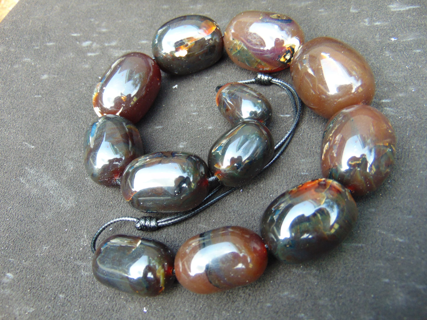 175 gram Small Beads Combination Necklace Indonesian Amber for Healing