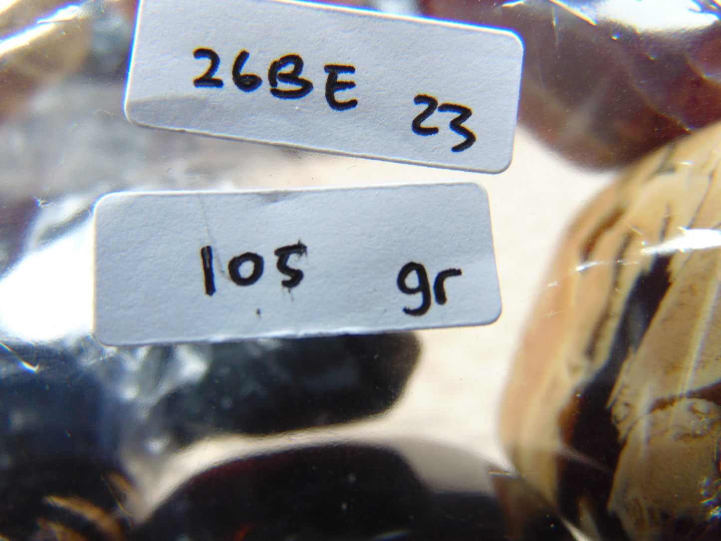 105 gr 7 Square Beads Bangle Indonesian Amber for Healing 26BE23