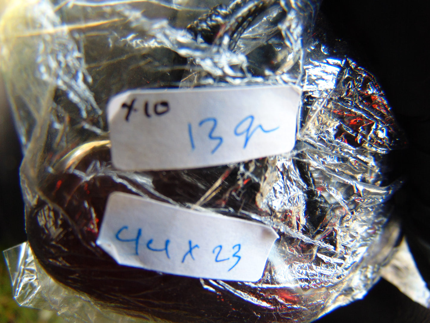 13 gr Teardrop Pendant 44x23 mm Indonesian Amber for Healing Y10