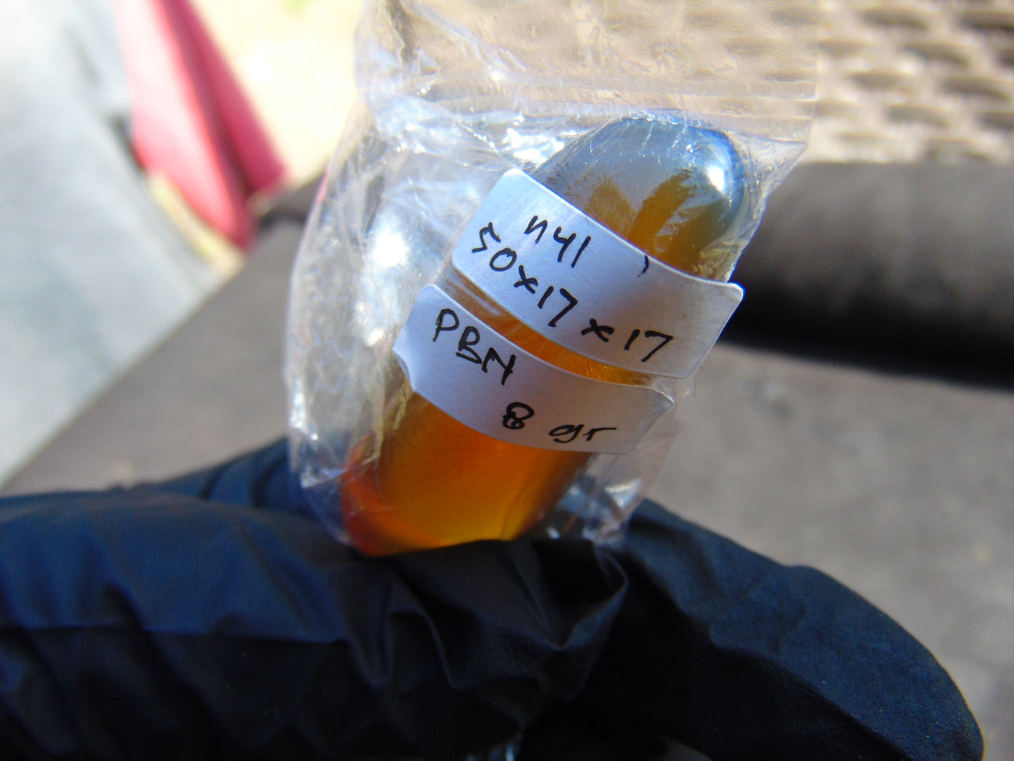 8 gr Pendant 50x17x17 mm Indonesian Blue Amber for Healing PBN41