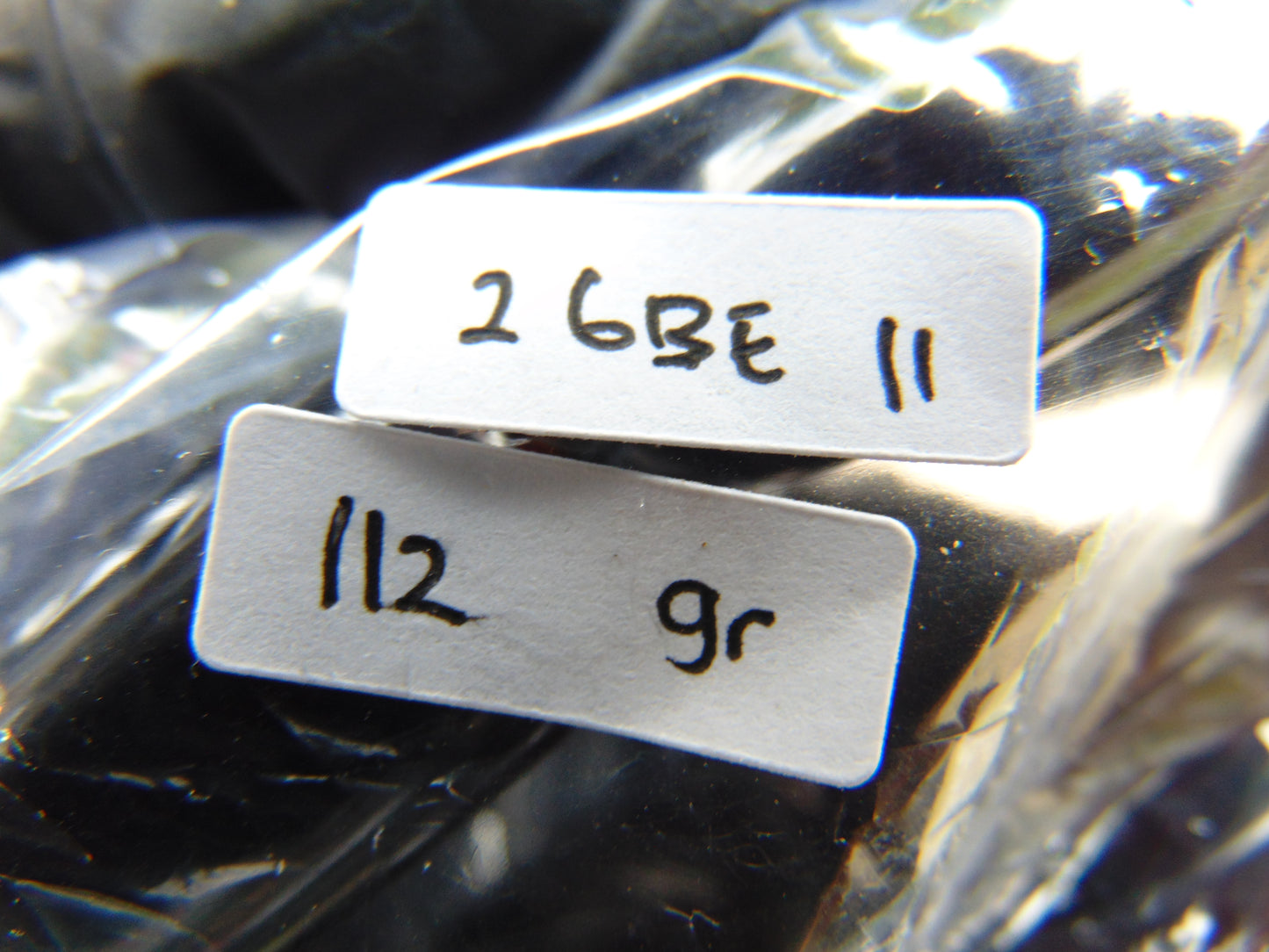 112 gr 7 Square Beads Bangle Indonesian Amber for Healing 26BE11