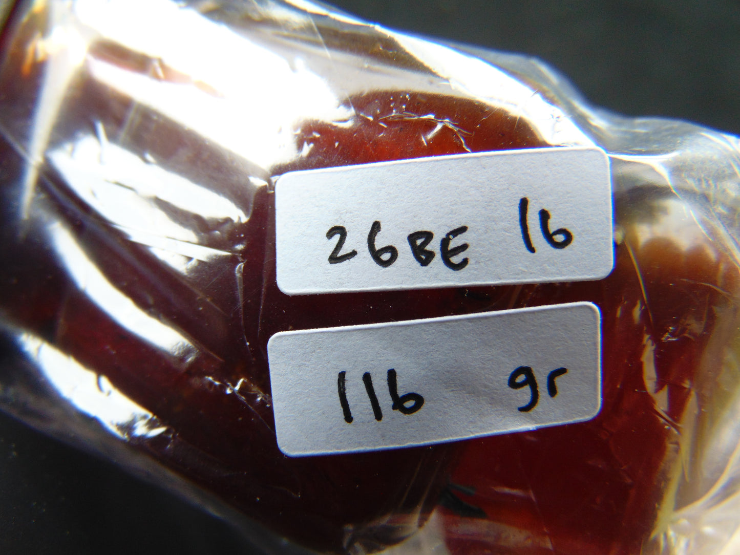 116 gr 7 Square Beads Bangle Indonesian Amber for Healing 26BE16