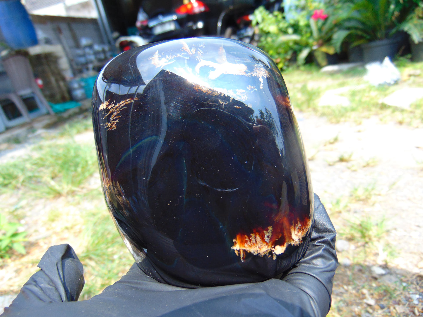 442 gram polished stone 97x83x83 Indonesian for Healing 25Y132