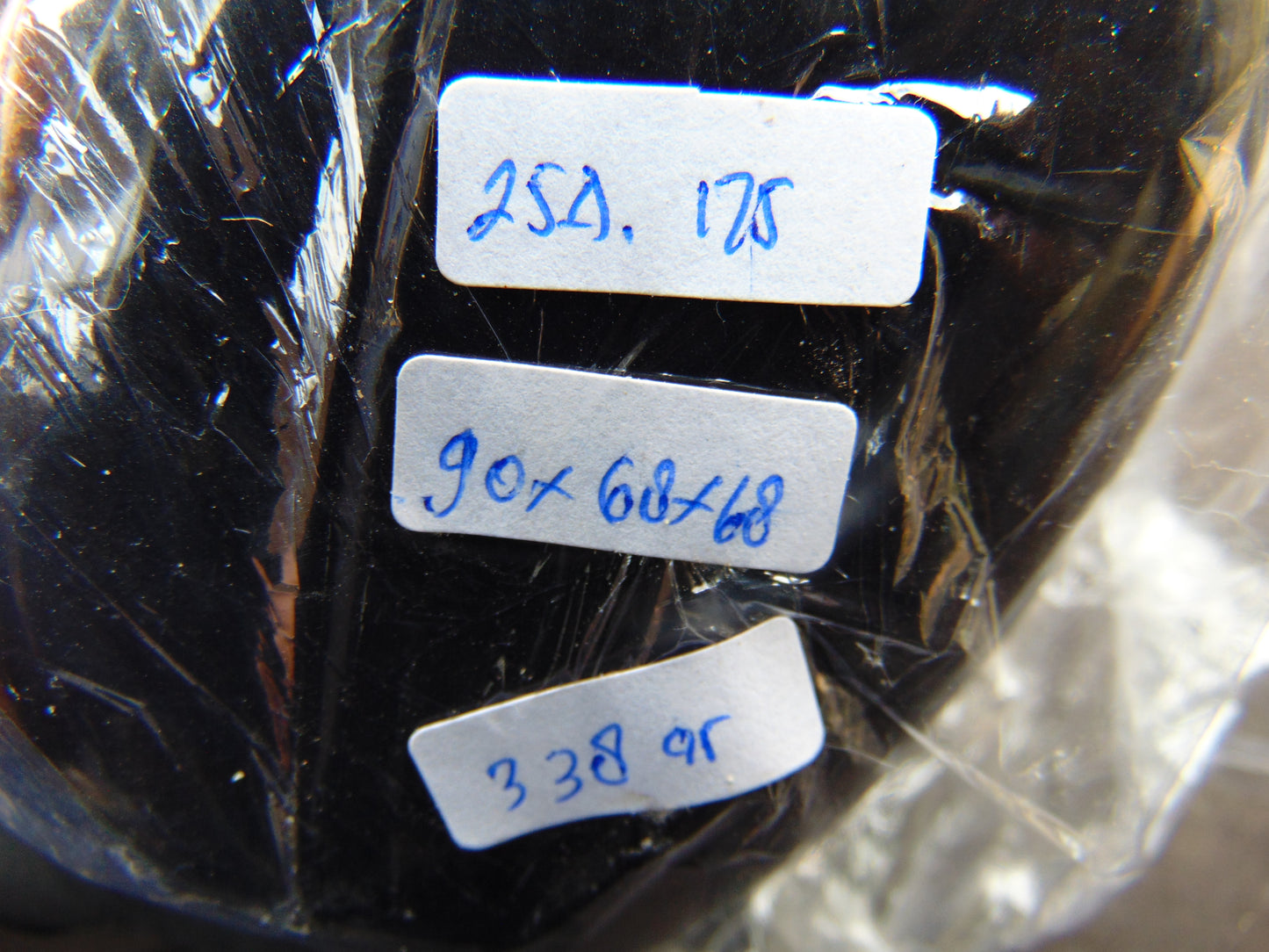338 gr Polished Stone Indonesian Blue Amber for Healing 25A175