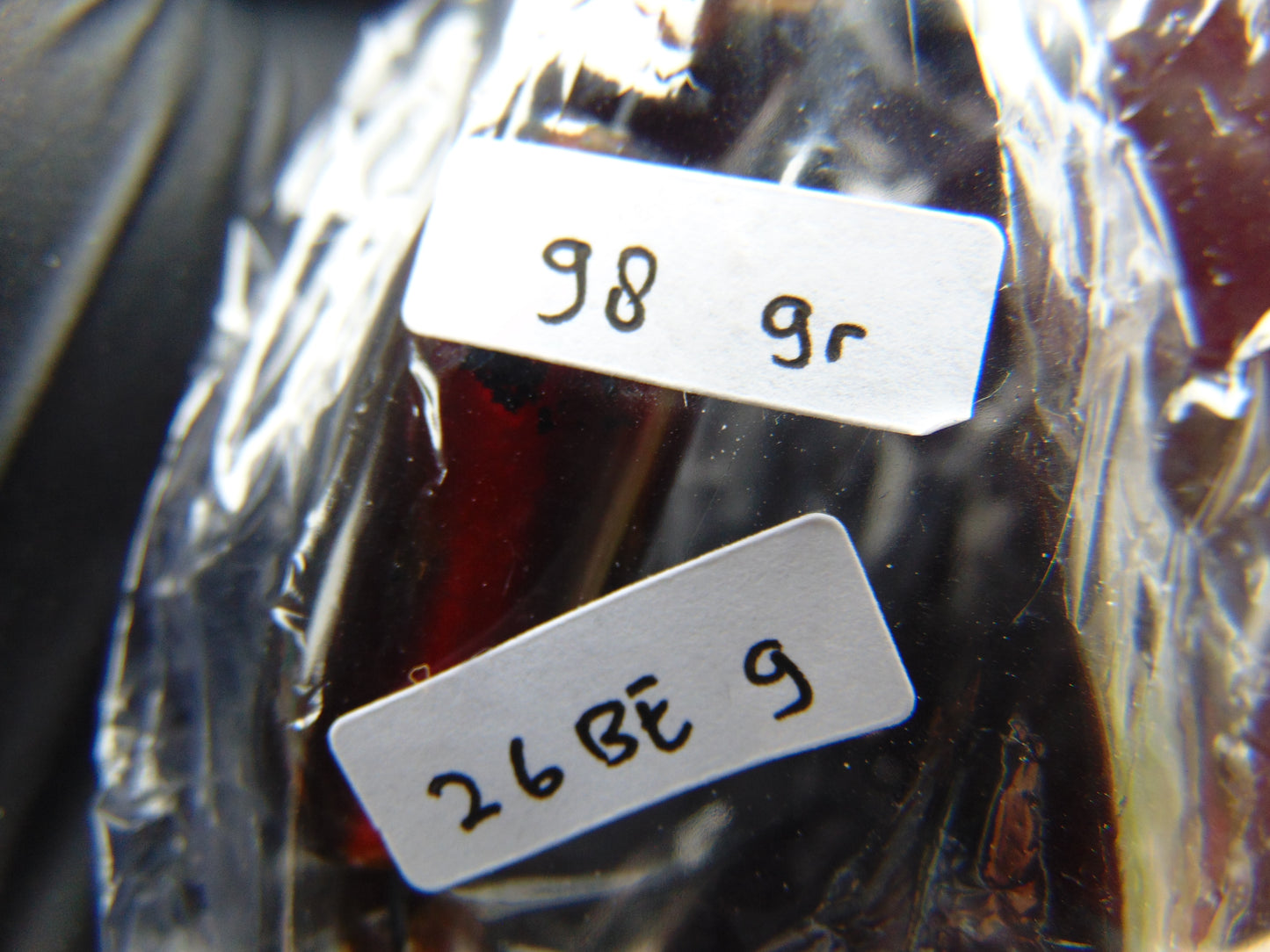 98 gr 7 Square Beads Bangle Indonesian Amber for Healing 26BE9