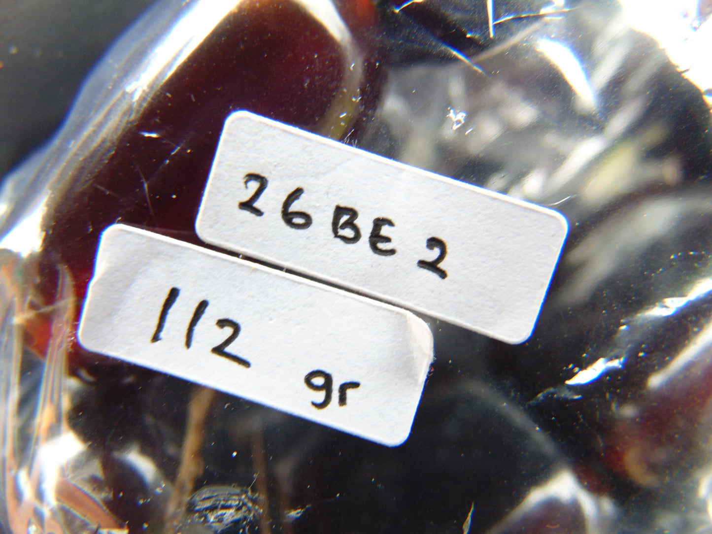 112 gr 7 Square Beads Bangle Indonesian Amber for Healing 26BE2