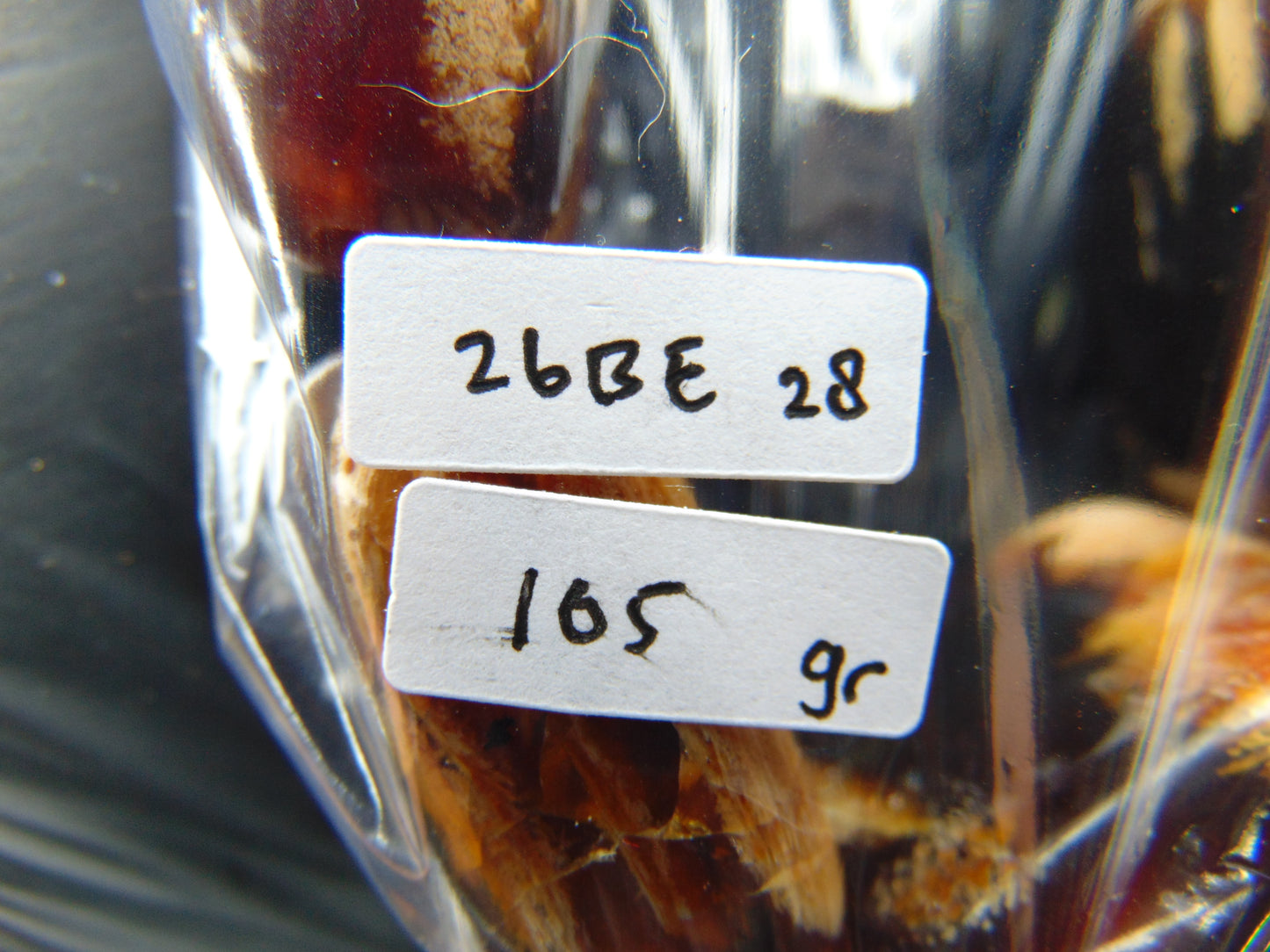 105 gr 7 Square Beads Bangle Indonesian Amber for Healing 26BE28