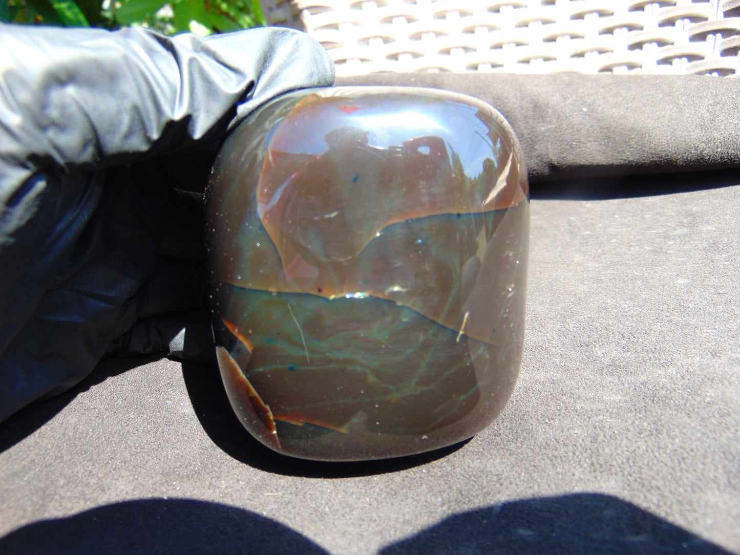 269 gram polished stone 79X72X69 Indonesian Amber for Healing 25N165