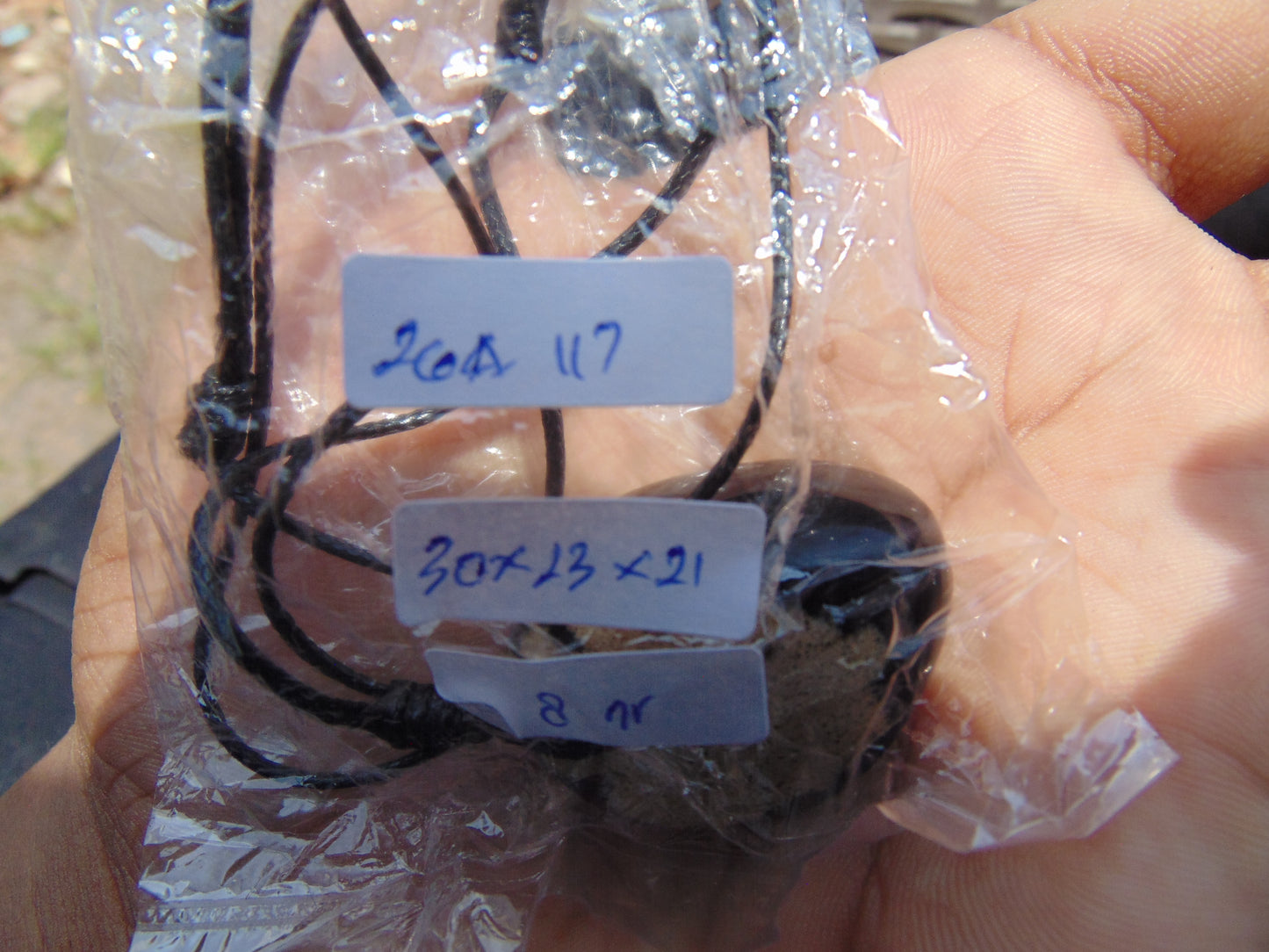 8 gram Pendant Indonesian Blue Amber for Healing 26A117