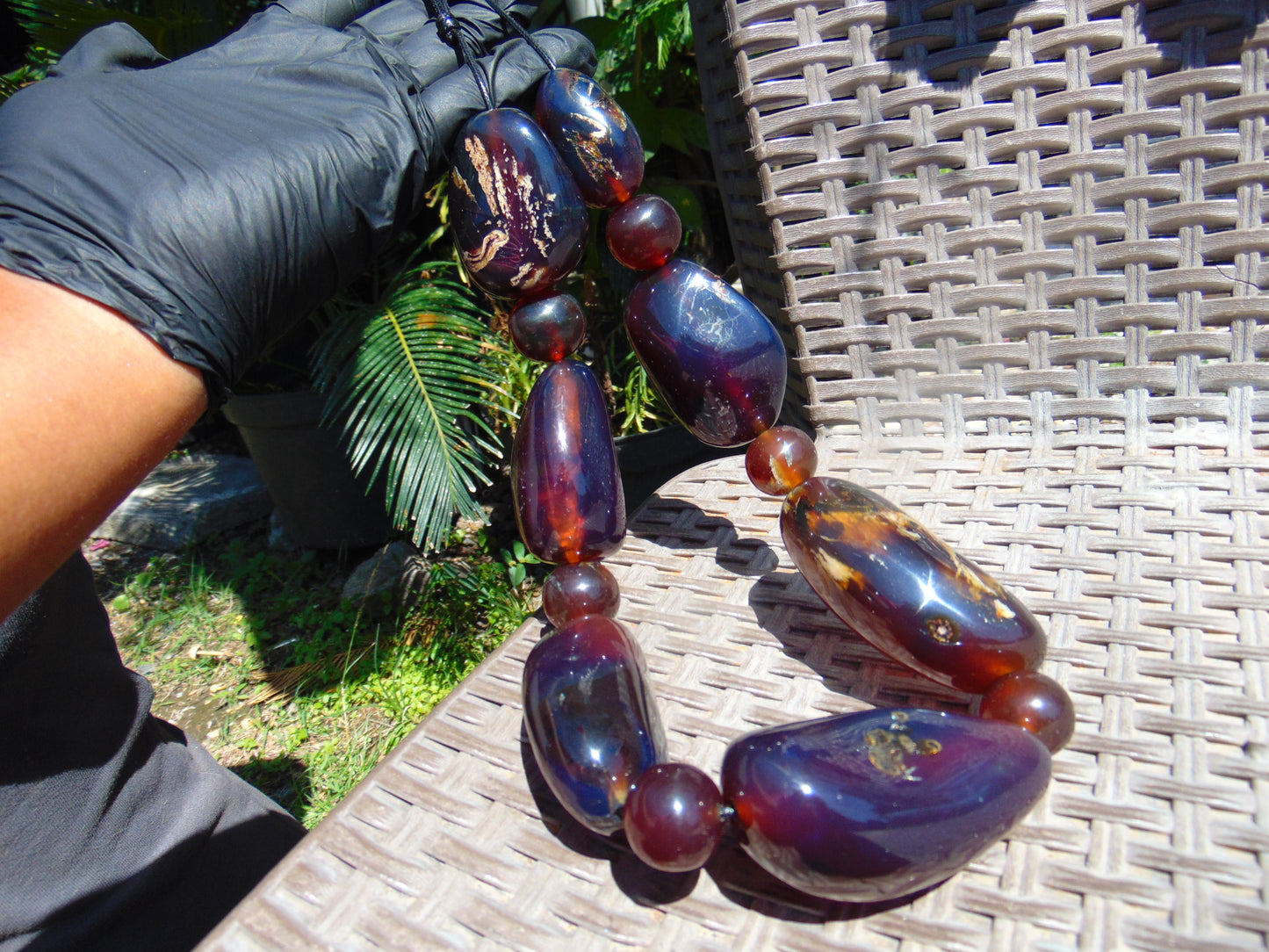 310 gr Big Necklace Indonesian Amber for Healing FR142