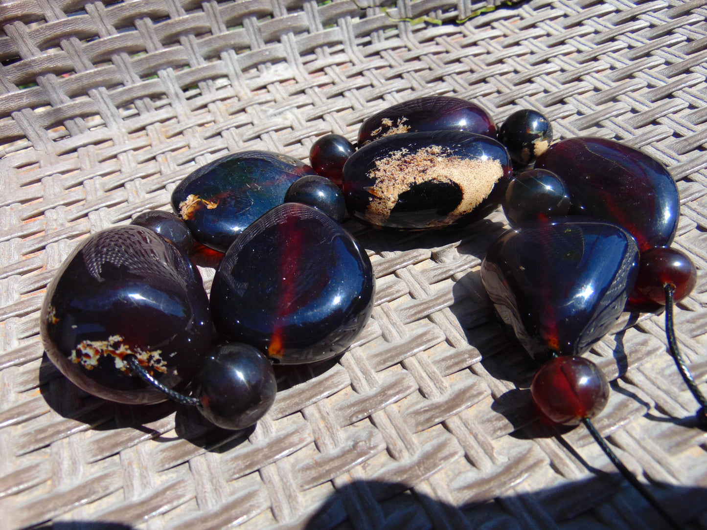 279 gr Big Necklace Indonesian Amber for Healing FR139