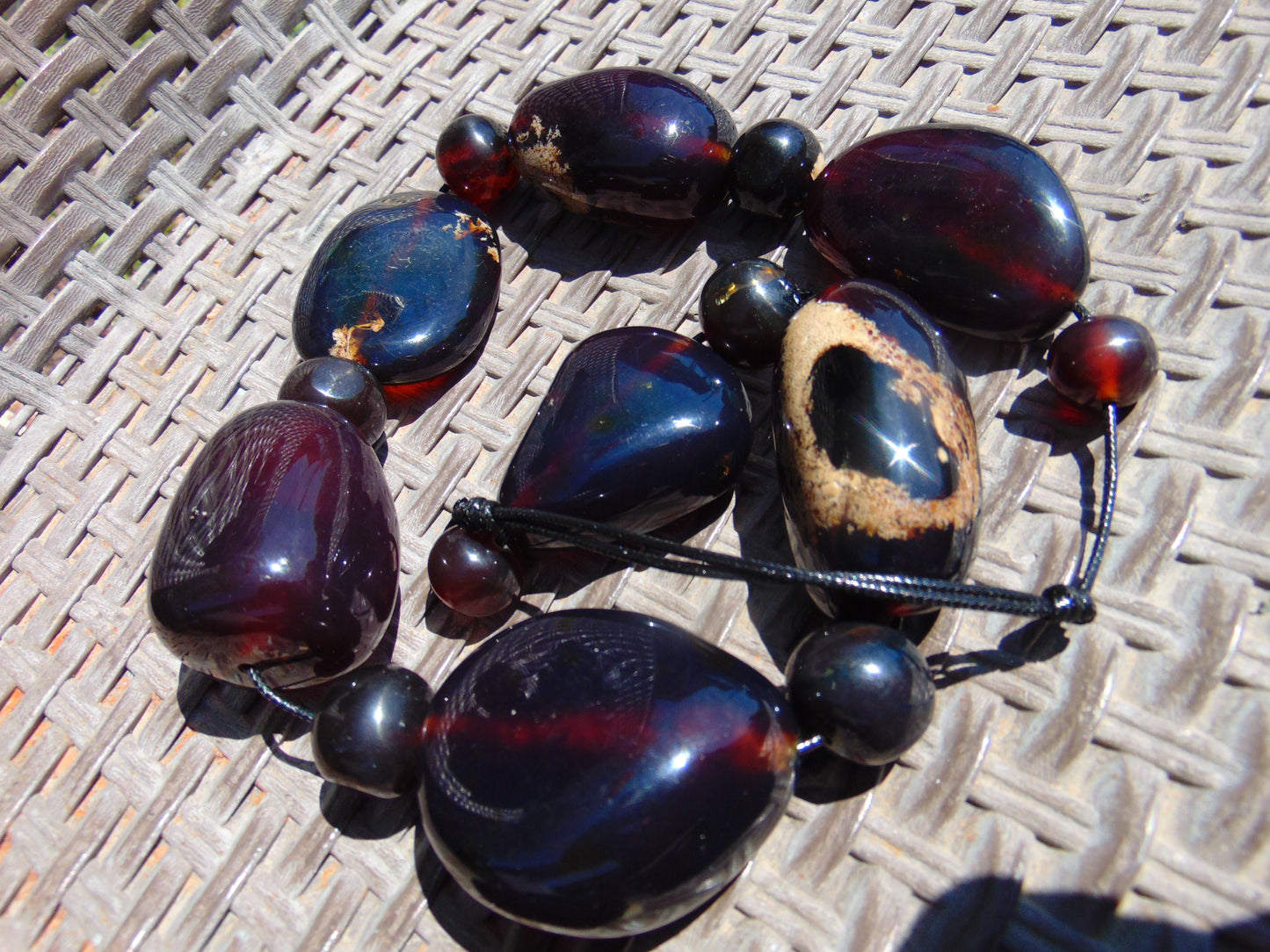 279 gr Big Necklace Indonesian Amber for Healing FR139