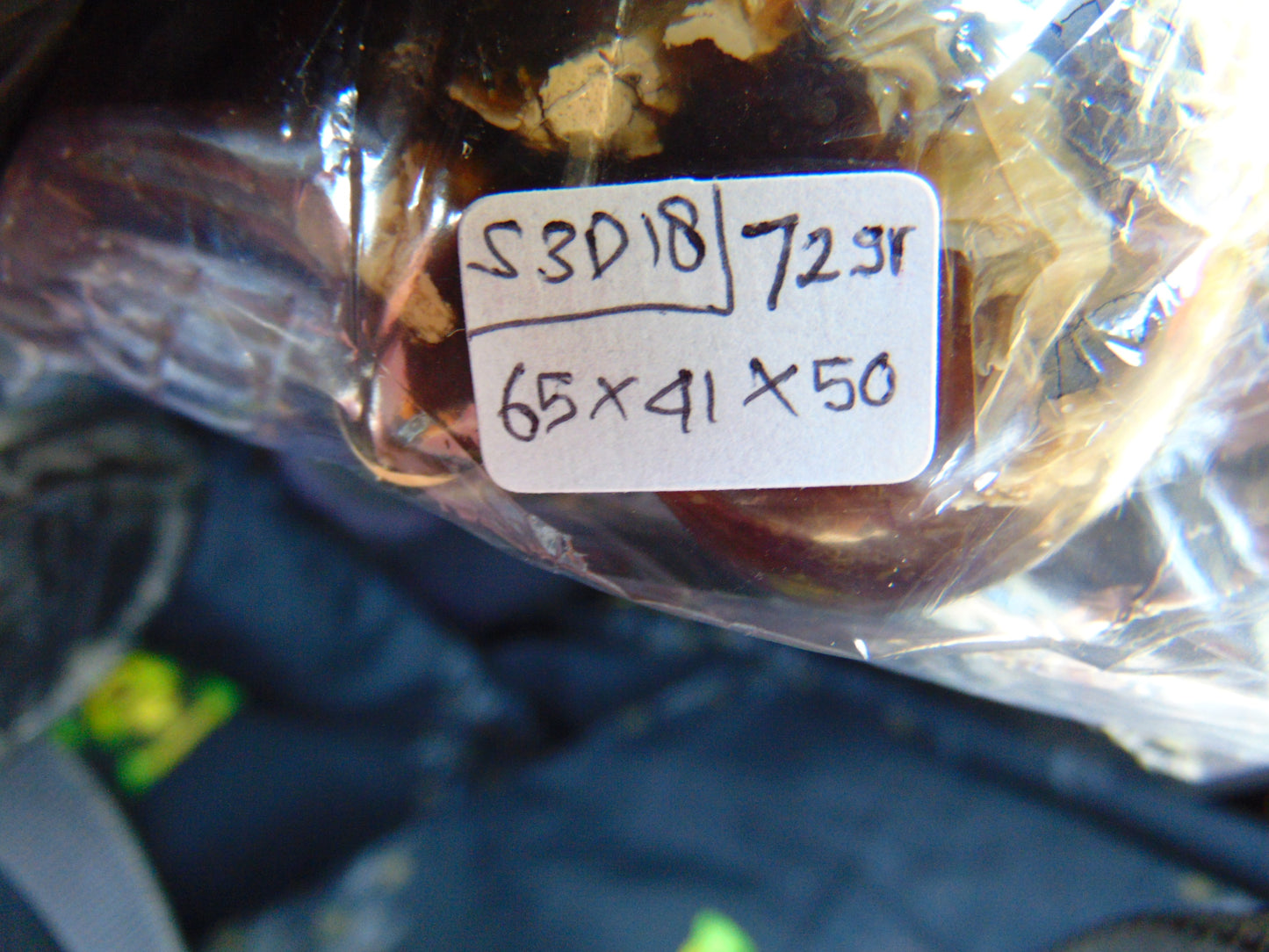 72 gr Skull carving Indonesian Amber for Healing S3D18