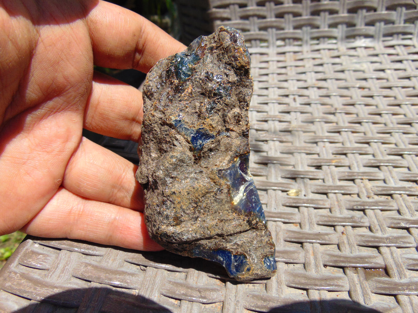 57 gram Rough Raw Indonesian Blue Amber for Healing MLRB7