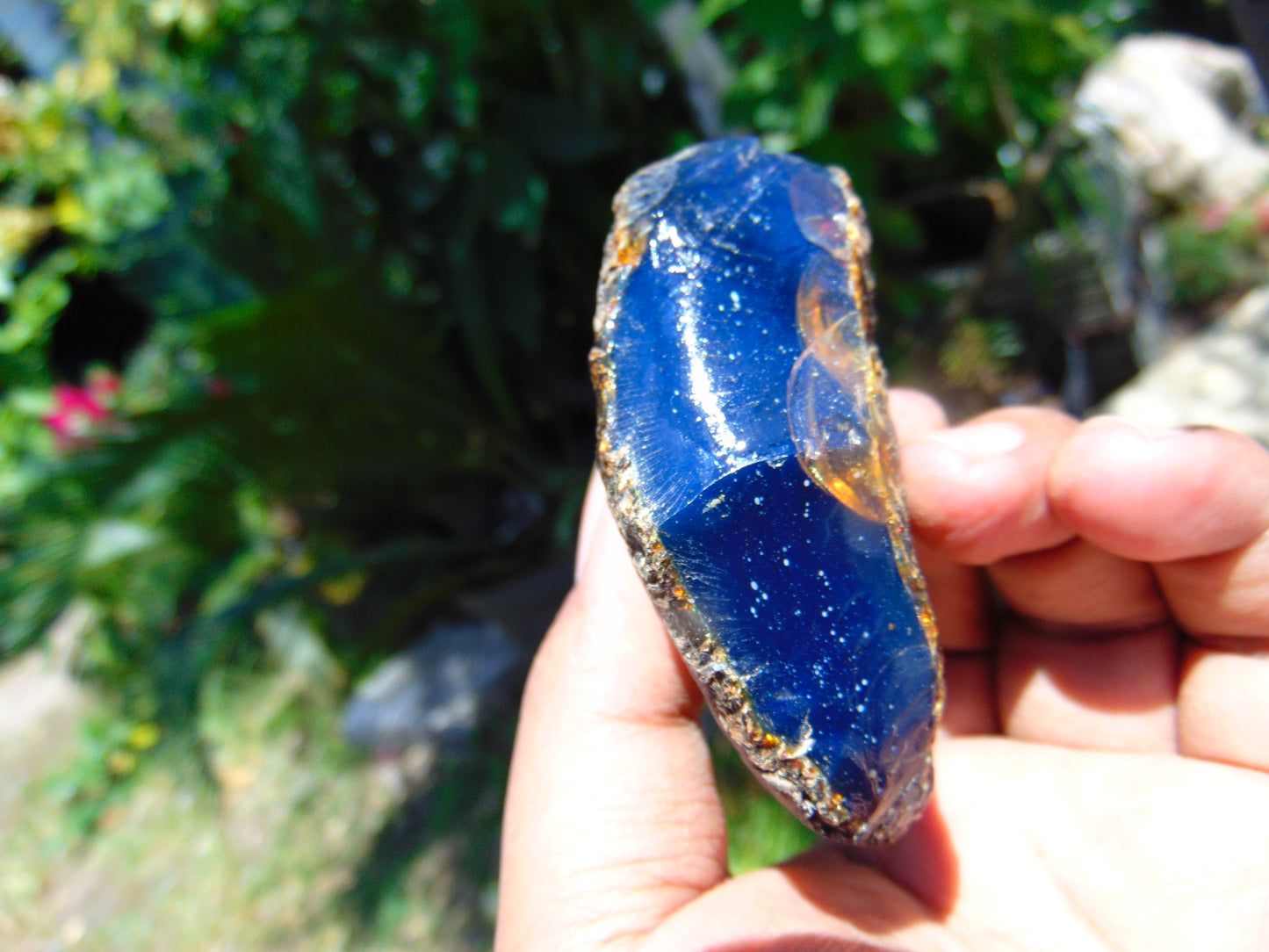 49 gram Rough Raw Indonesian Blue Amber for Healing RBM2