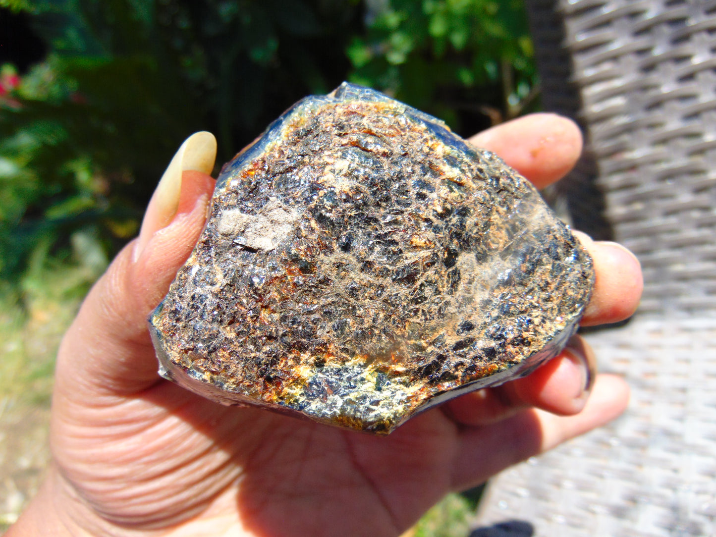 49 gram Rough Raw Indonesian Blue Amber for Healing RBM2
