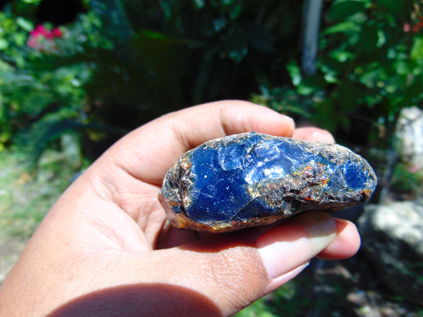 49 gram Rough Raw Indonesian Blue Amber for Healing RBM2