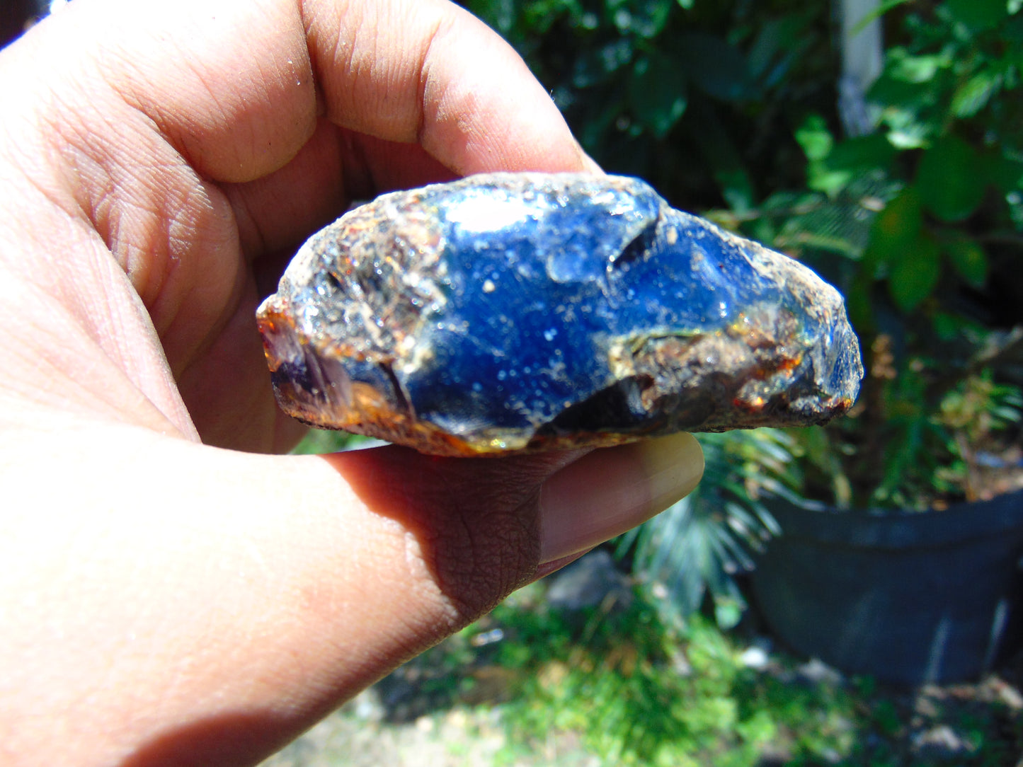 49 gram Rough Raw Indonesian Blue Amber for Healing RBM2