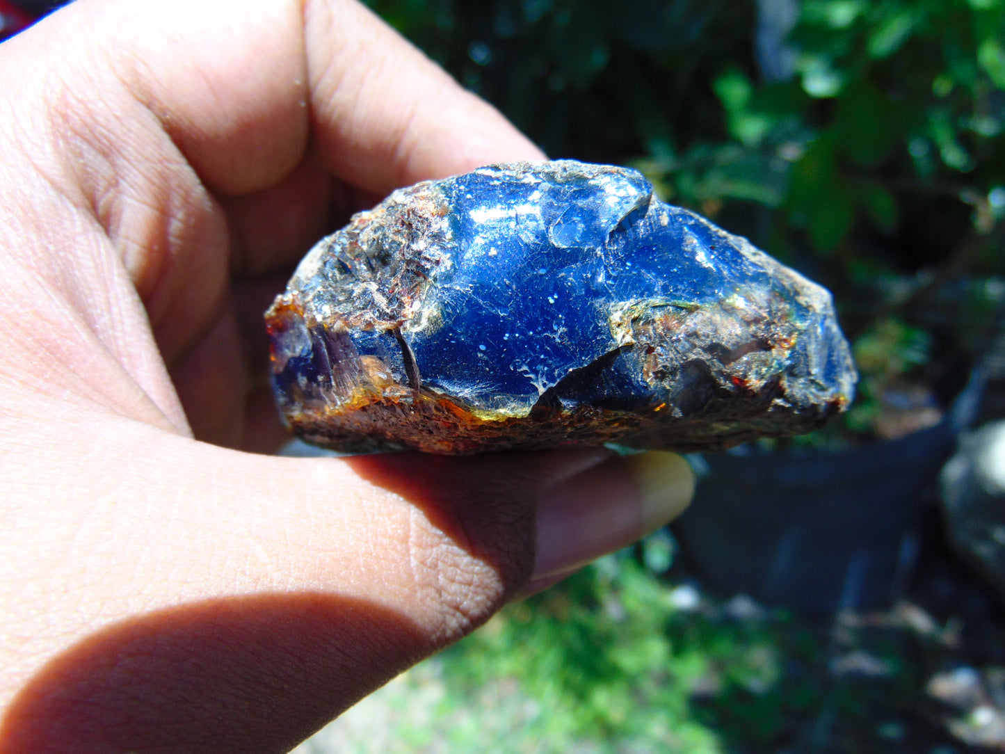 49 gram Rough Raw Indonesian Blue Amber for Healing RBM2