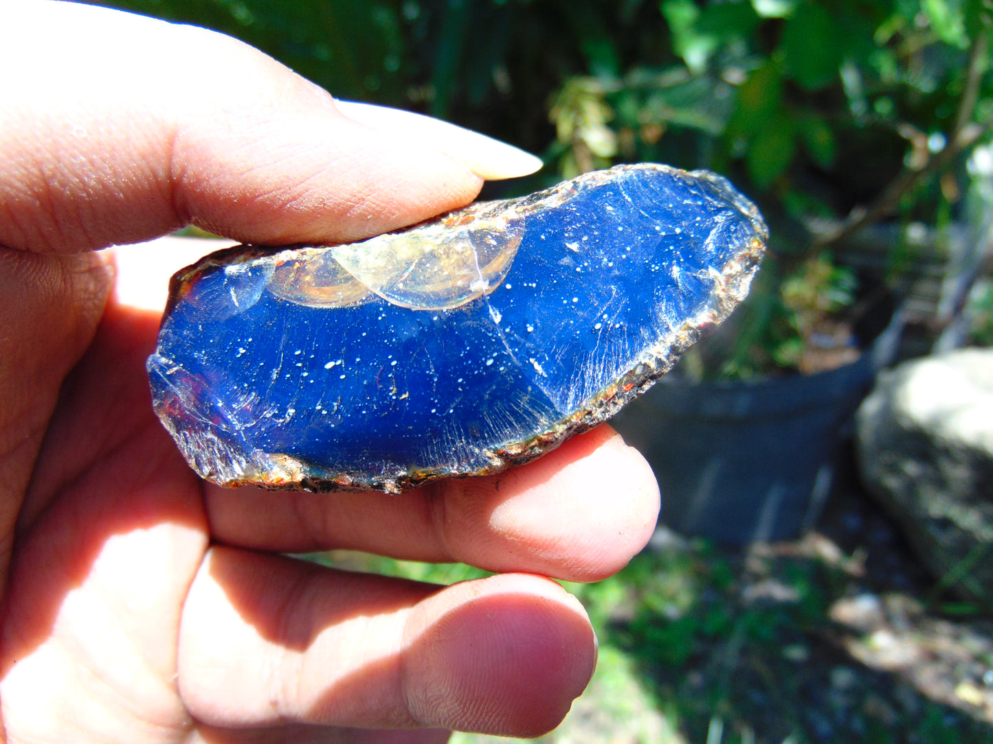49 gram Rough Raw Indonesian Blue Amber for Healing RBM2