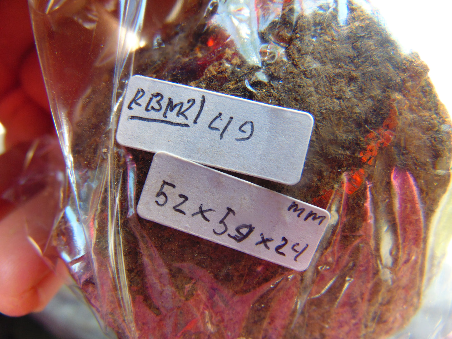 49 gram Rough Raw Indonesian Blue Amber for Healing RBM2