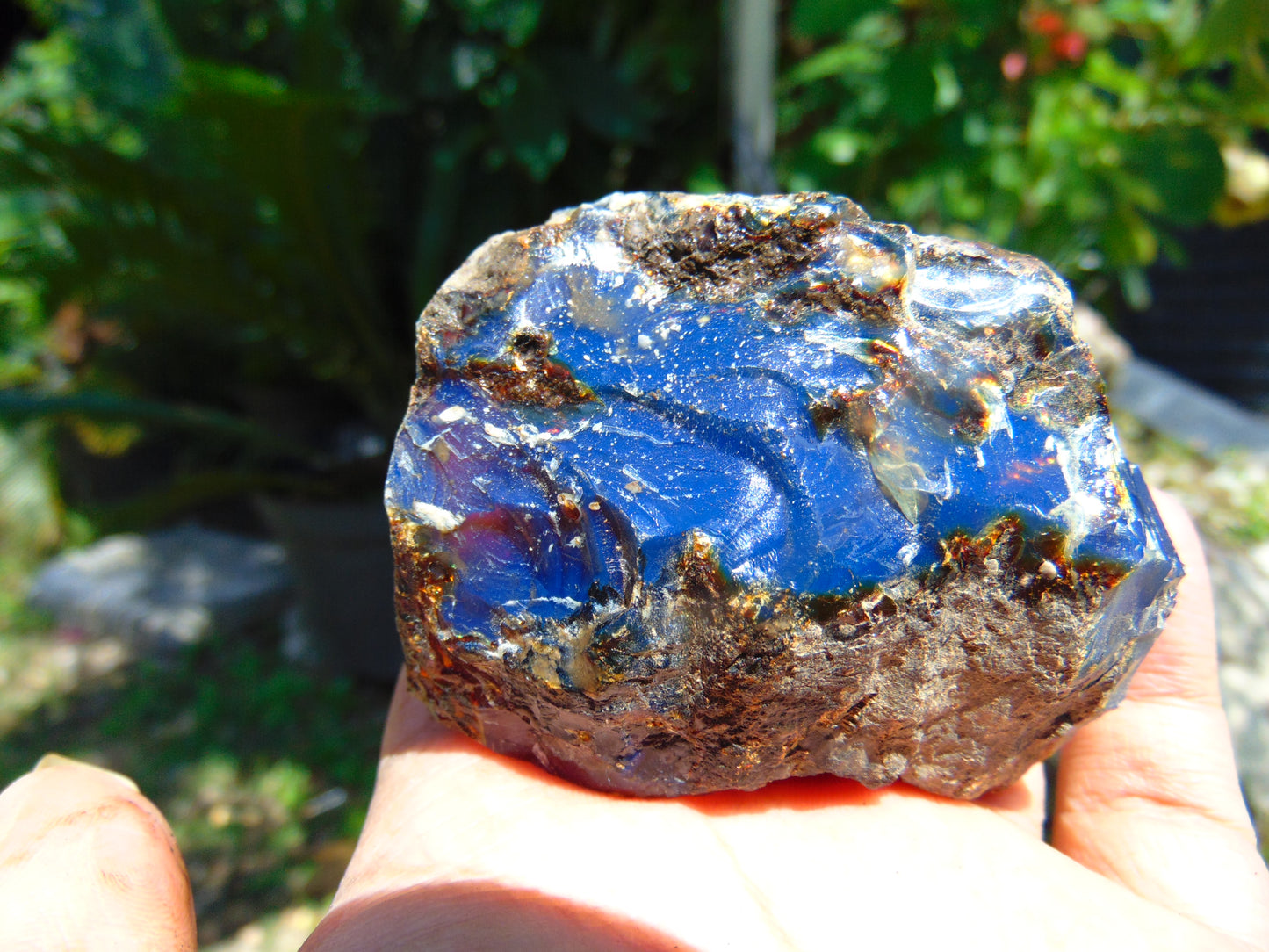 66 gram Rough Raw Indonesian Blue Amber for Healing RBM4