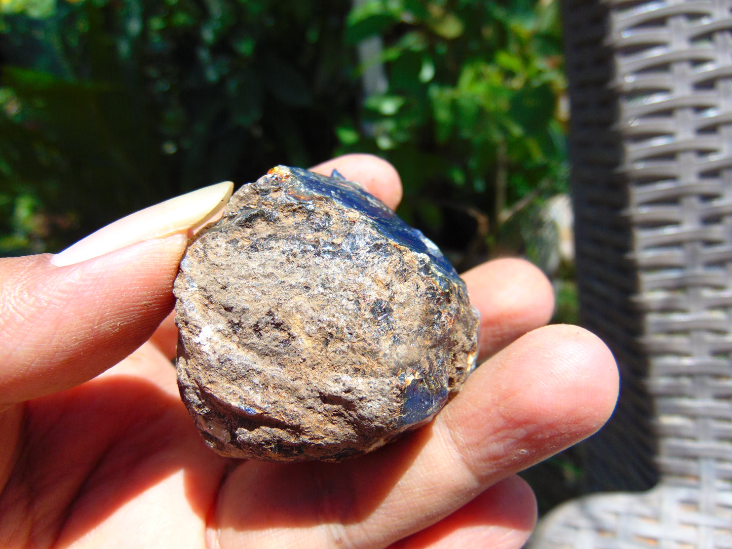 32 gram Rough Raw Indonesian Blue Amber for Healing MLRB5