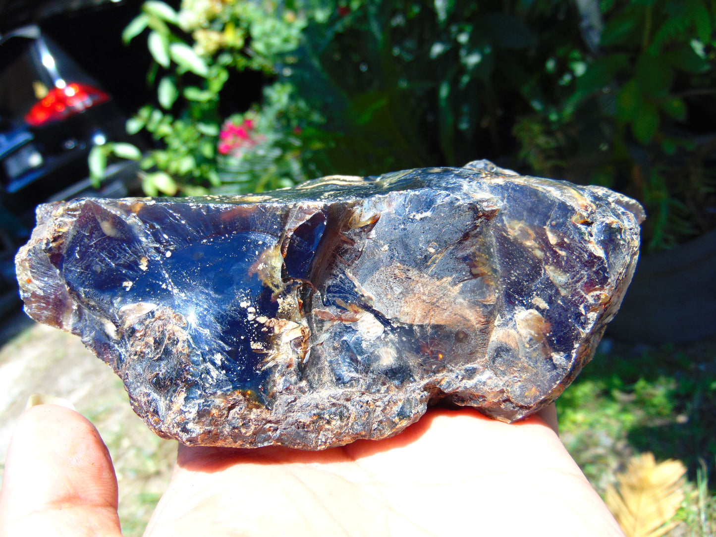 266 gram Rough Raw Indonesian Blue Amber for Healing RBAR1