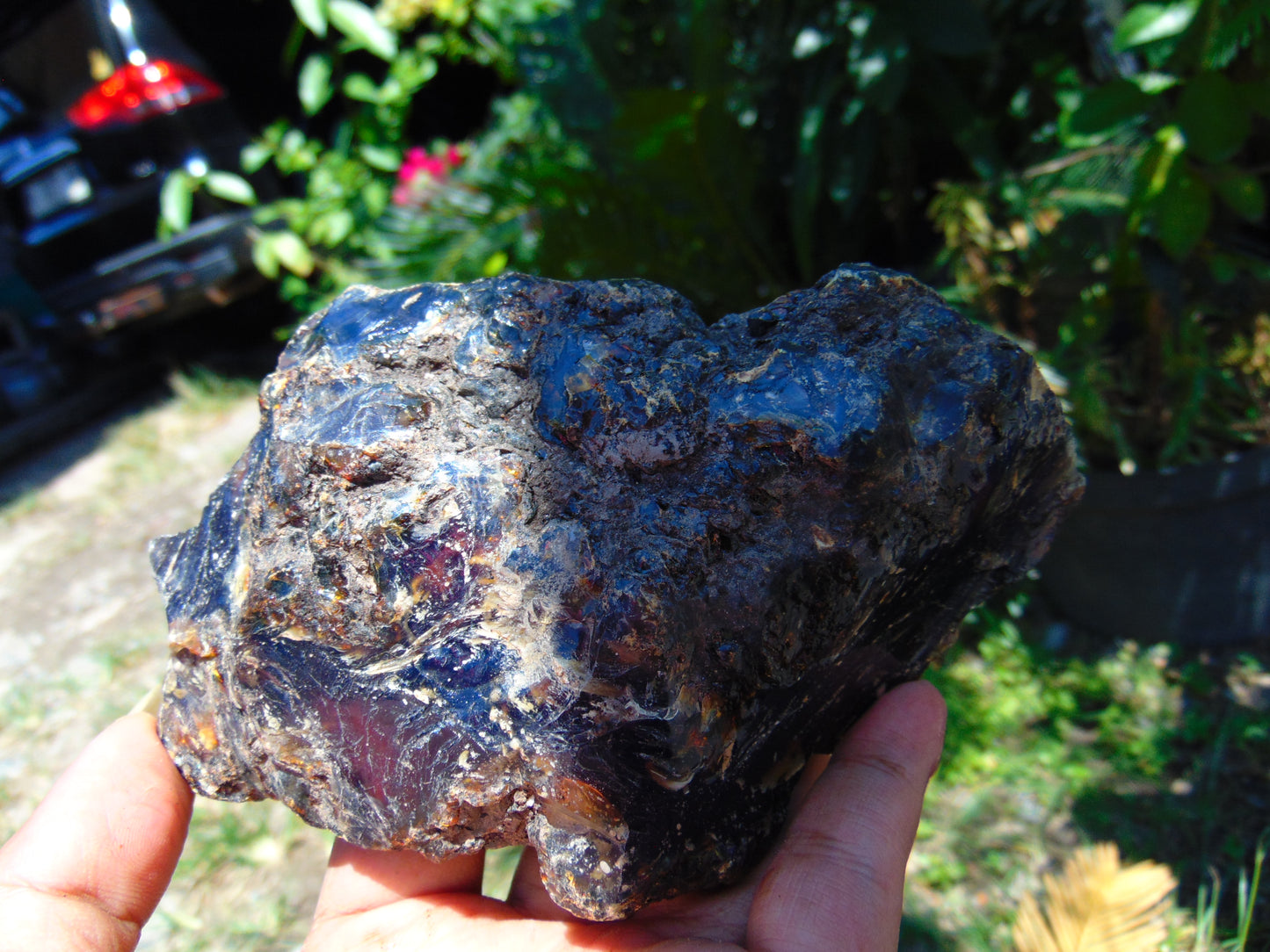 266 gram Rough Raw Indonesian Blue Amber for Healing RBAR1