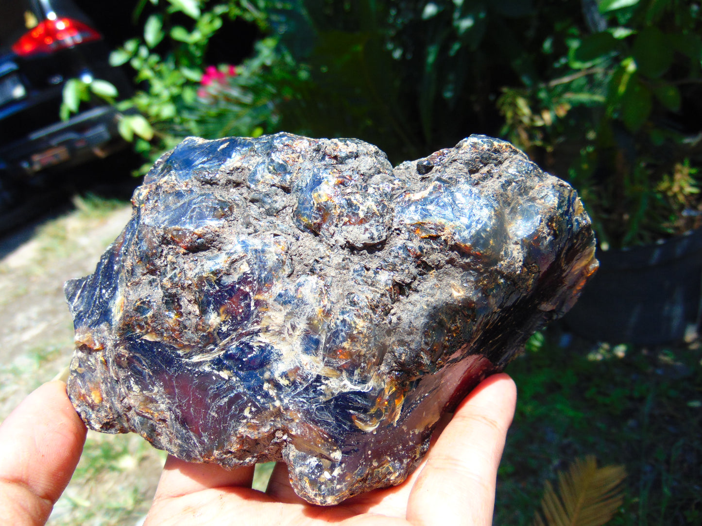 266 gram Rough Raw Indonesian Blue Amber for Healing RBAR1