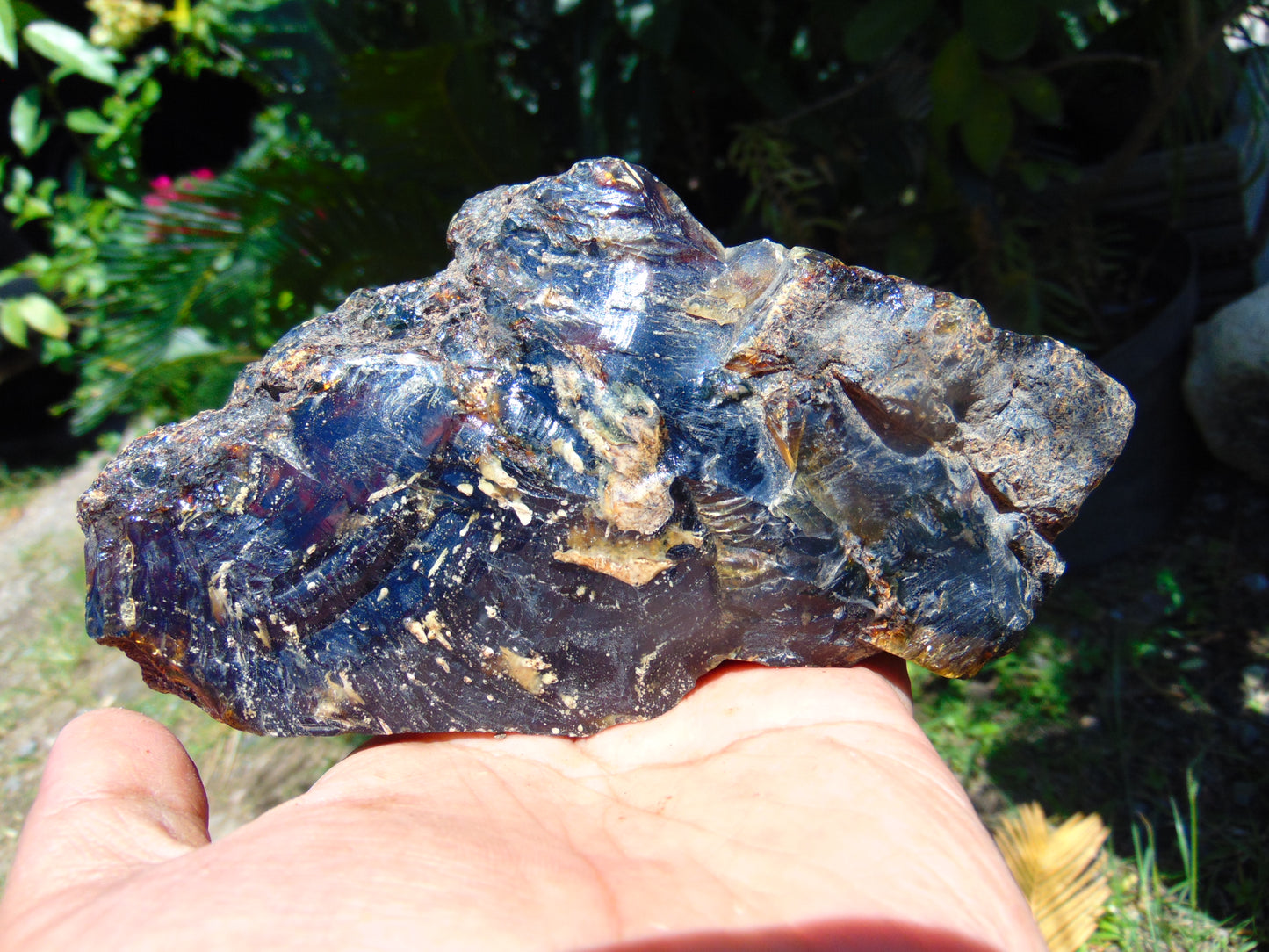 266 gram Rough Raw Indonesian Blue Amber for Healing RBAR1