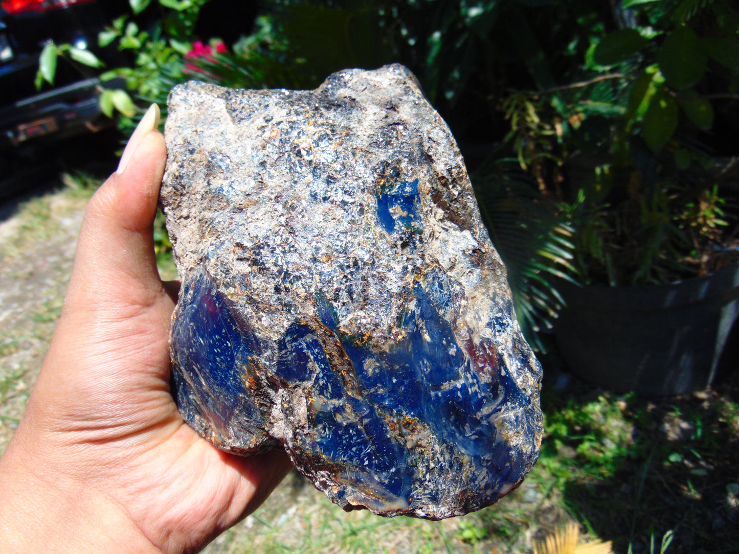266 gram Rough Raw Indonesian Blue Amber for Healing RBAR1