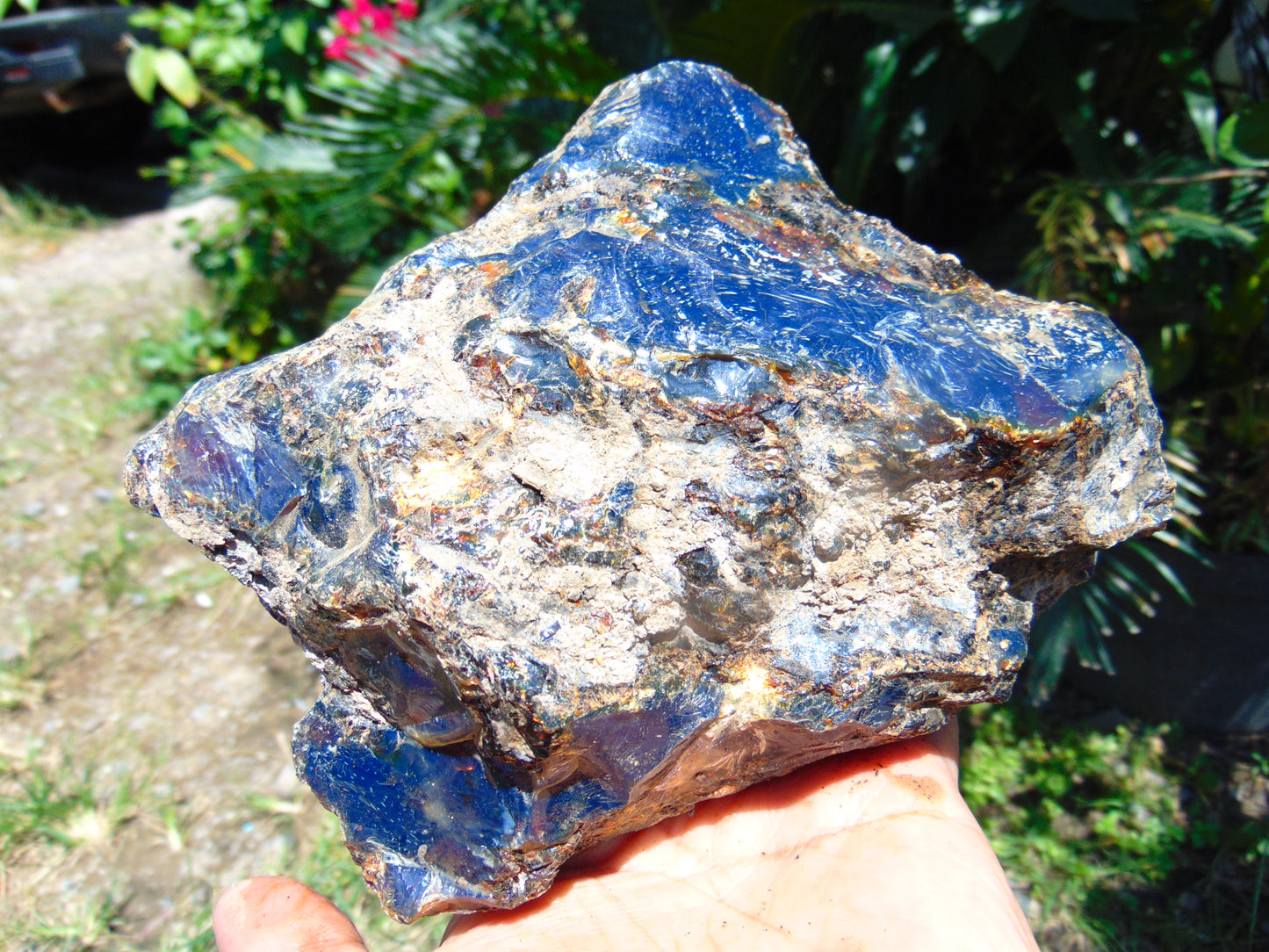 266 gram Rough Raw Indonesian Blue Amber for Healing RBAR1
