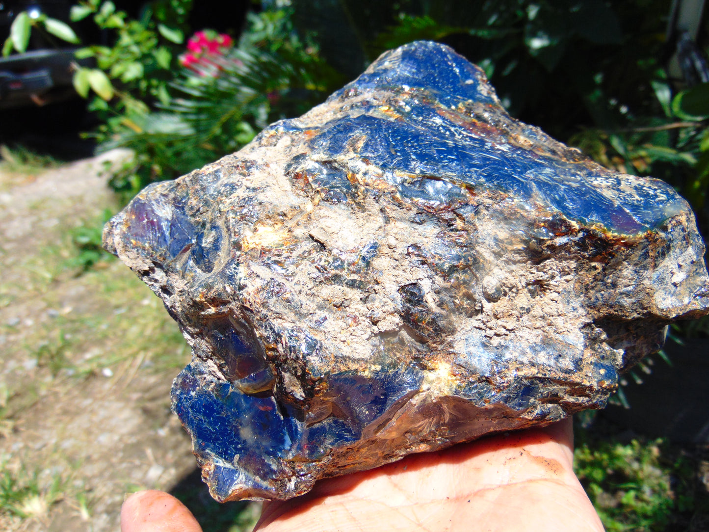 266 gram Rough Raw Indonesian Blue Amber for Healing RBAR1