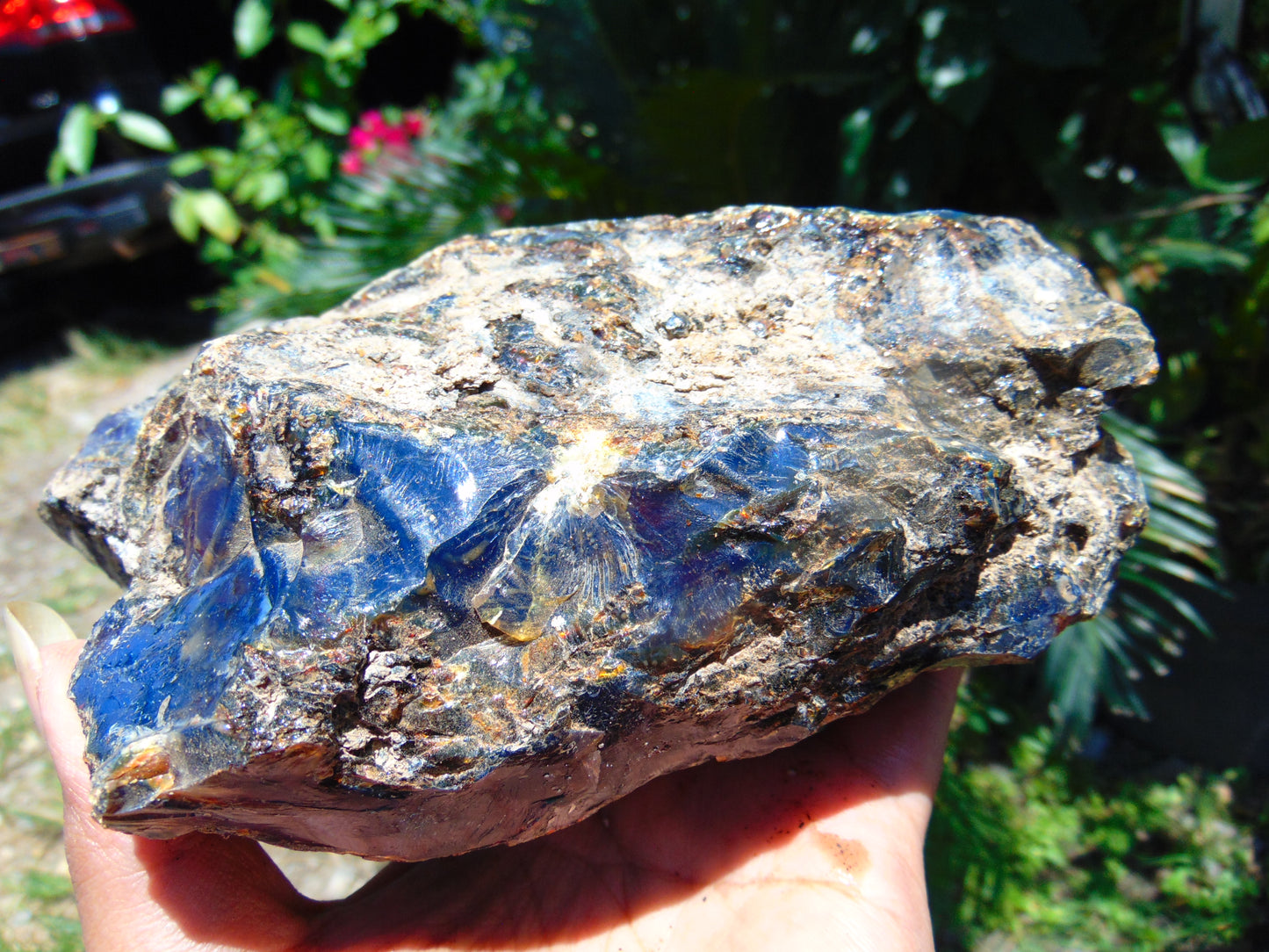 266 gram Rough Raw Indonesian Blue Amber for Healing RBAR1