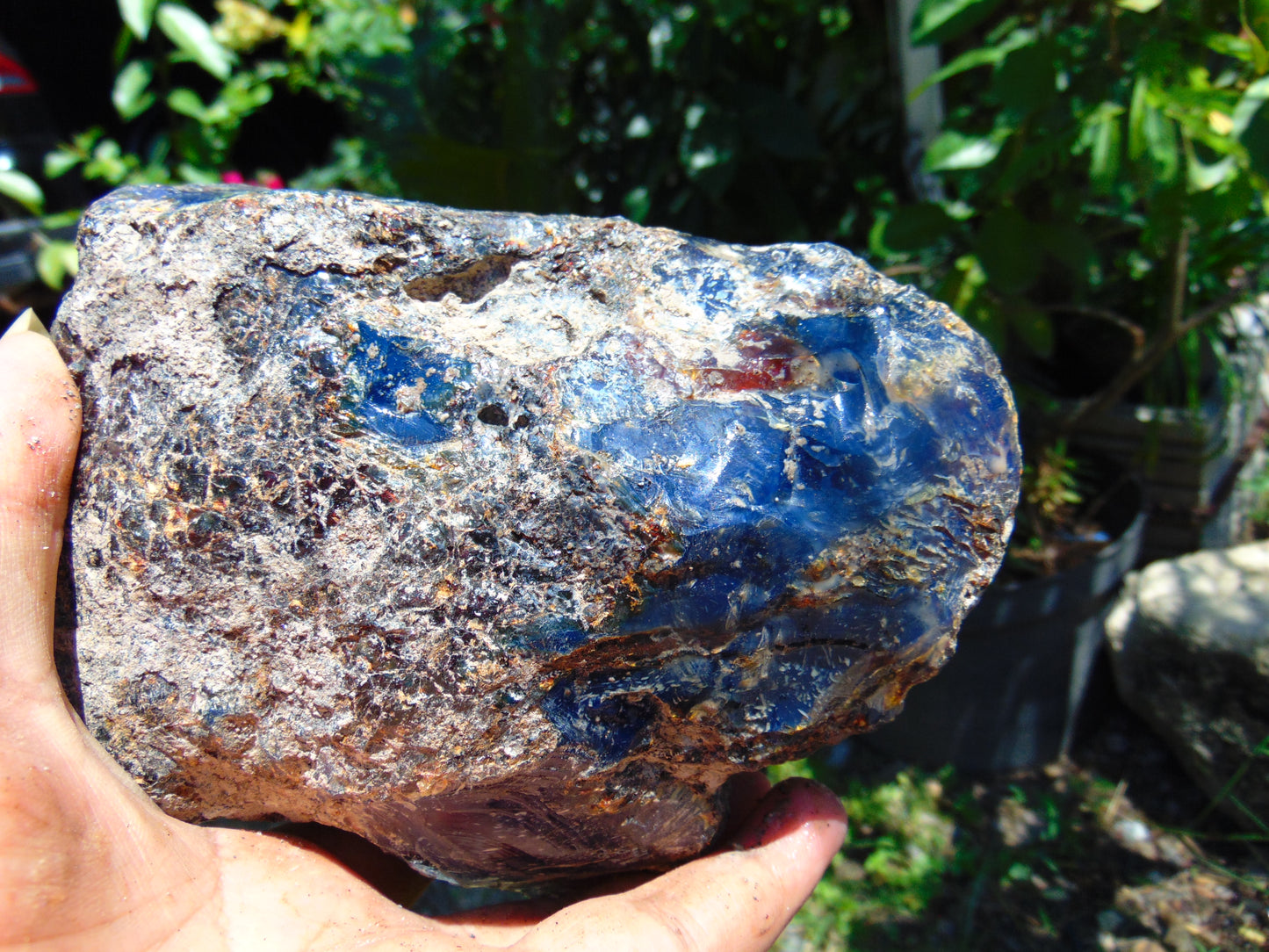 266 gram Rough Raw Indonesian Blue Amber for Healing RBAR1