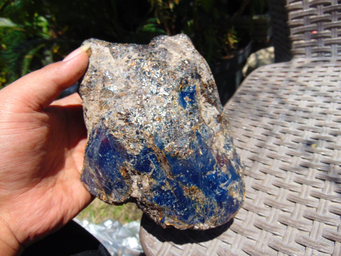266 gram Rough Raw Indonesian Blue Amber for Healing RBAR1