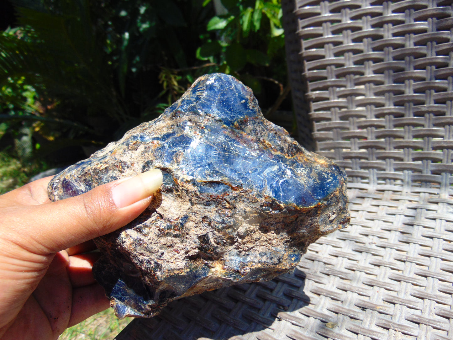 266 gram Rough Raw Indonesian Blue Amber for Healing RBAR1