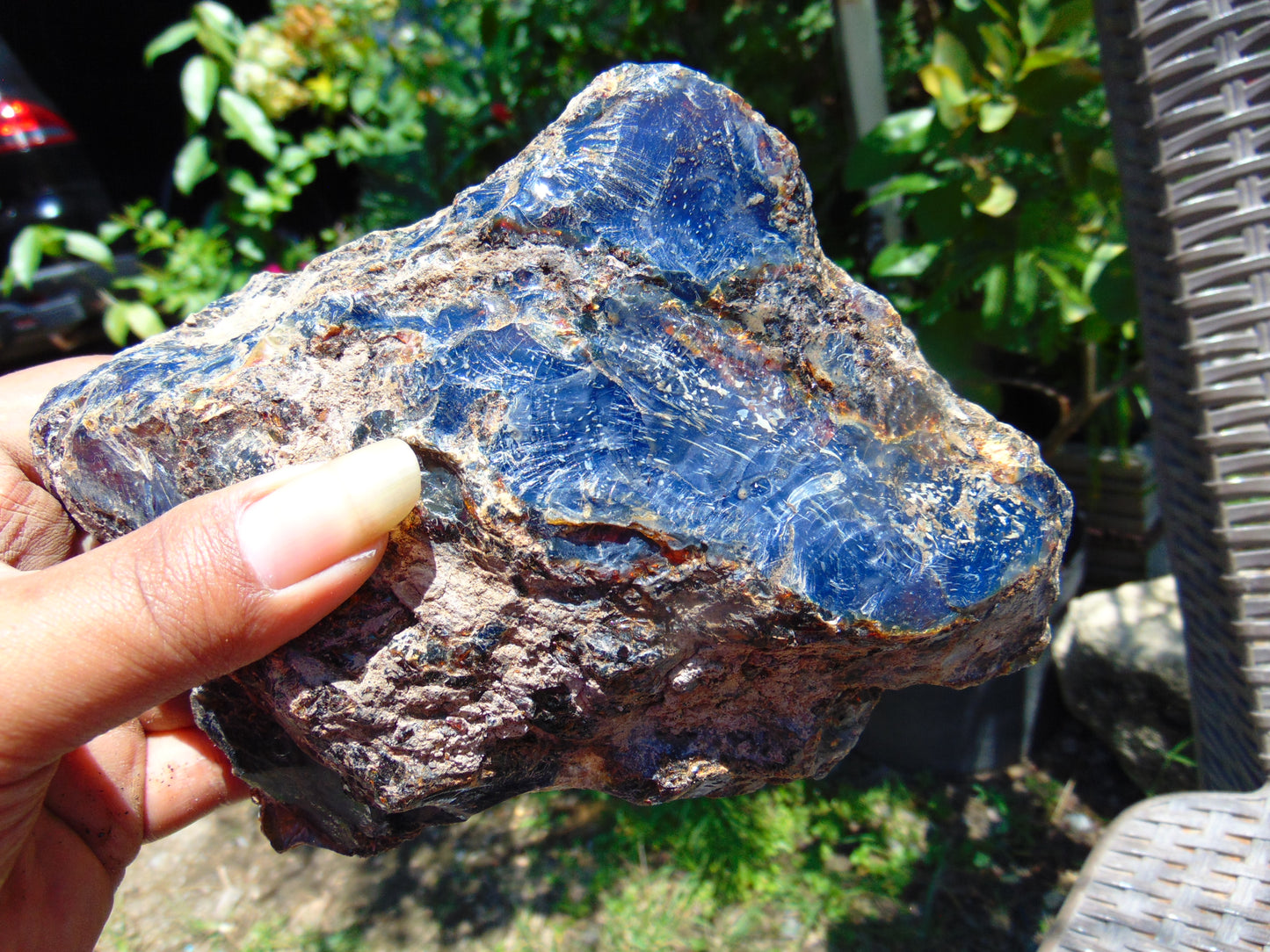 266 gram Rough Raw Indonesian Blue Amber for Healing RBAR1