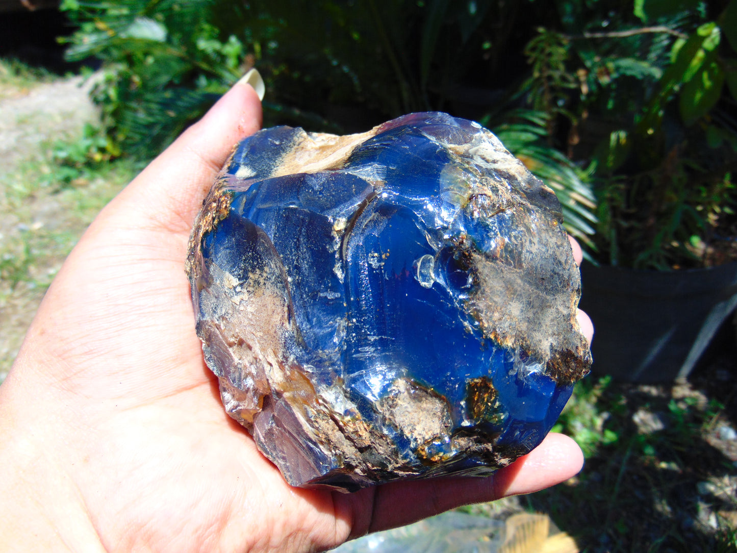 325 gram Rough Raw Indonesian Blue Amber for Healing RBAR5