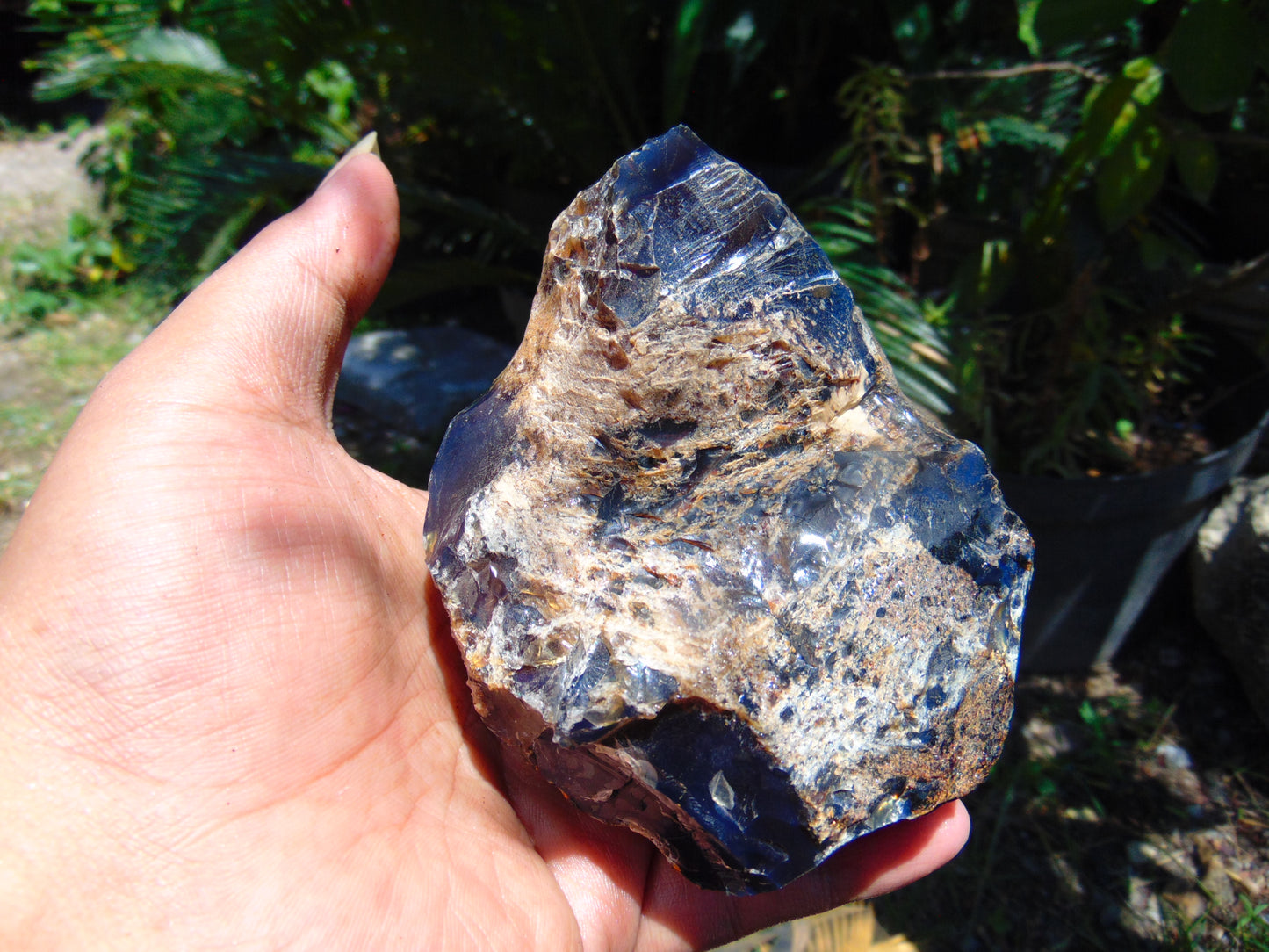 325 gram Rough Raw Indonesian Blue Amber for Healing RBAR5