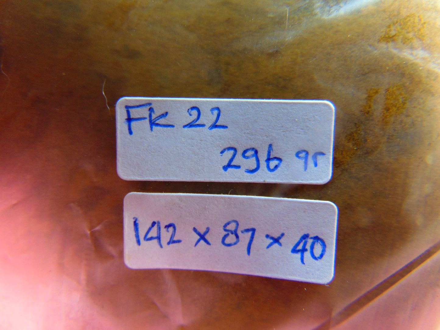 296 gram Polished Indonesia Yellow Fragrance Amber for Healing FK22