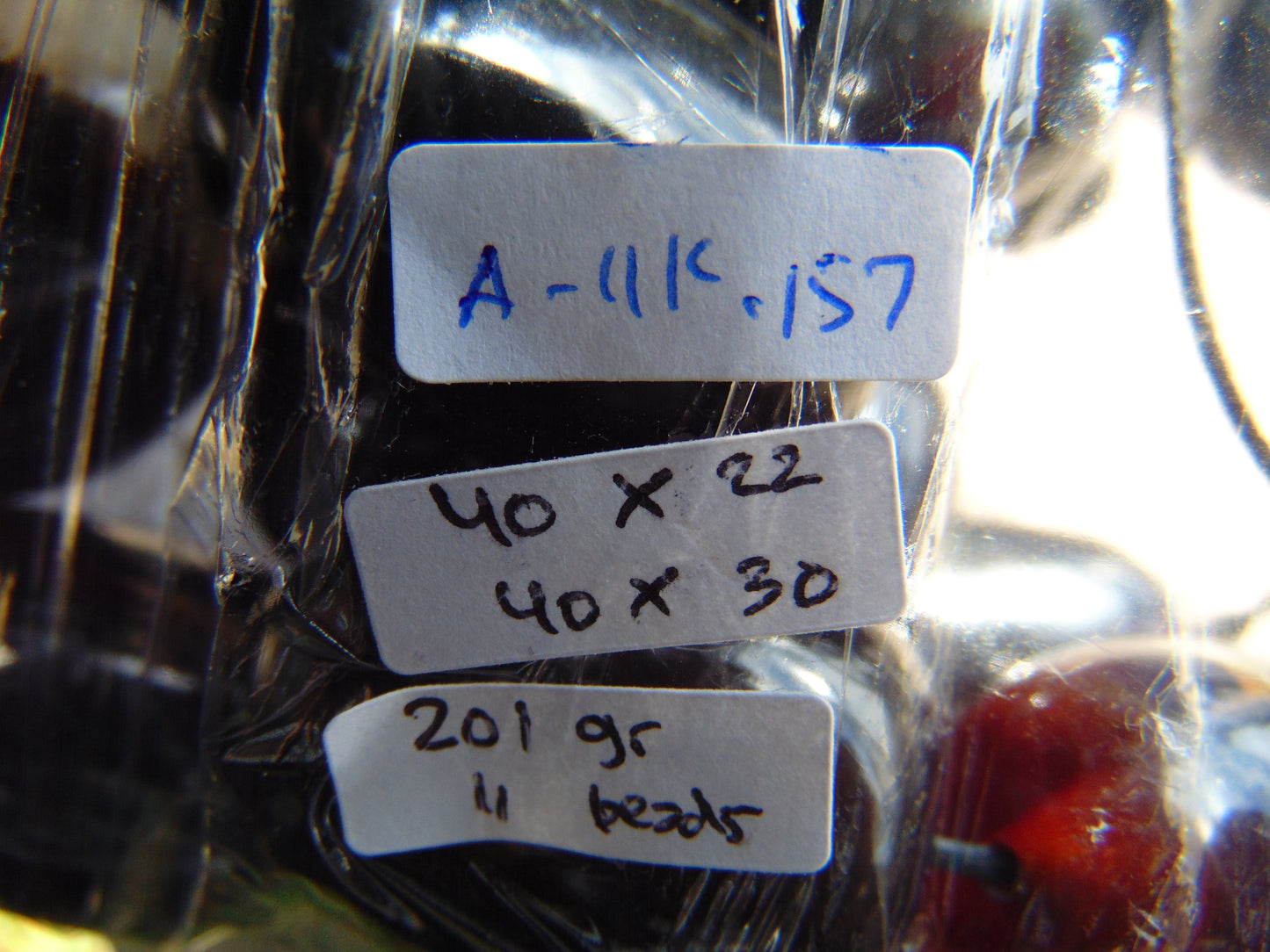 201 gr Small Necklace 11 beads Indonesian Amber for Healing A11K157