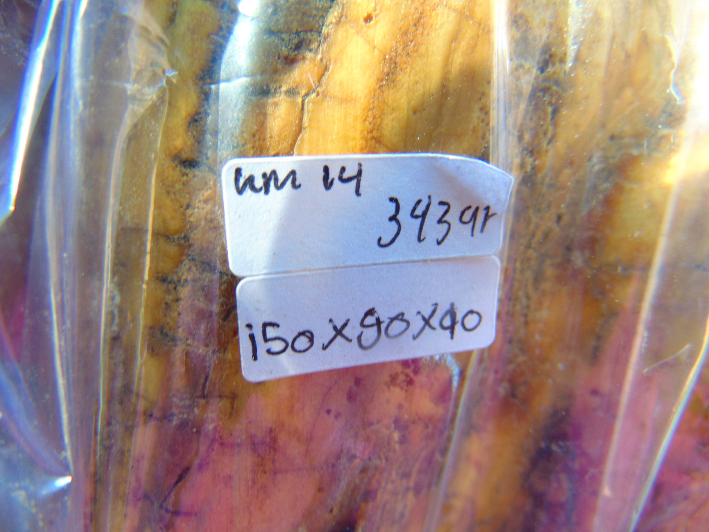 343 gram Polished Indonesia Yellow Fragrance Amber for Healing KM14