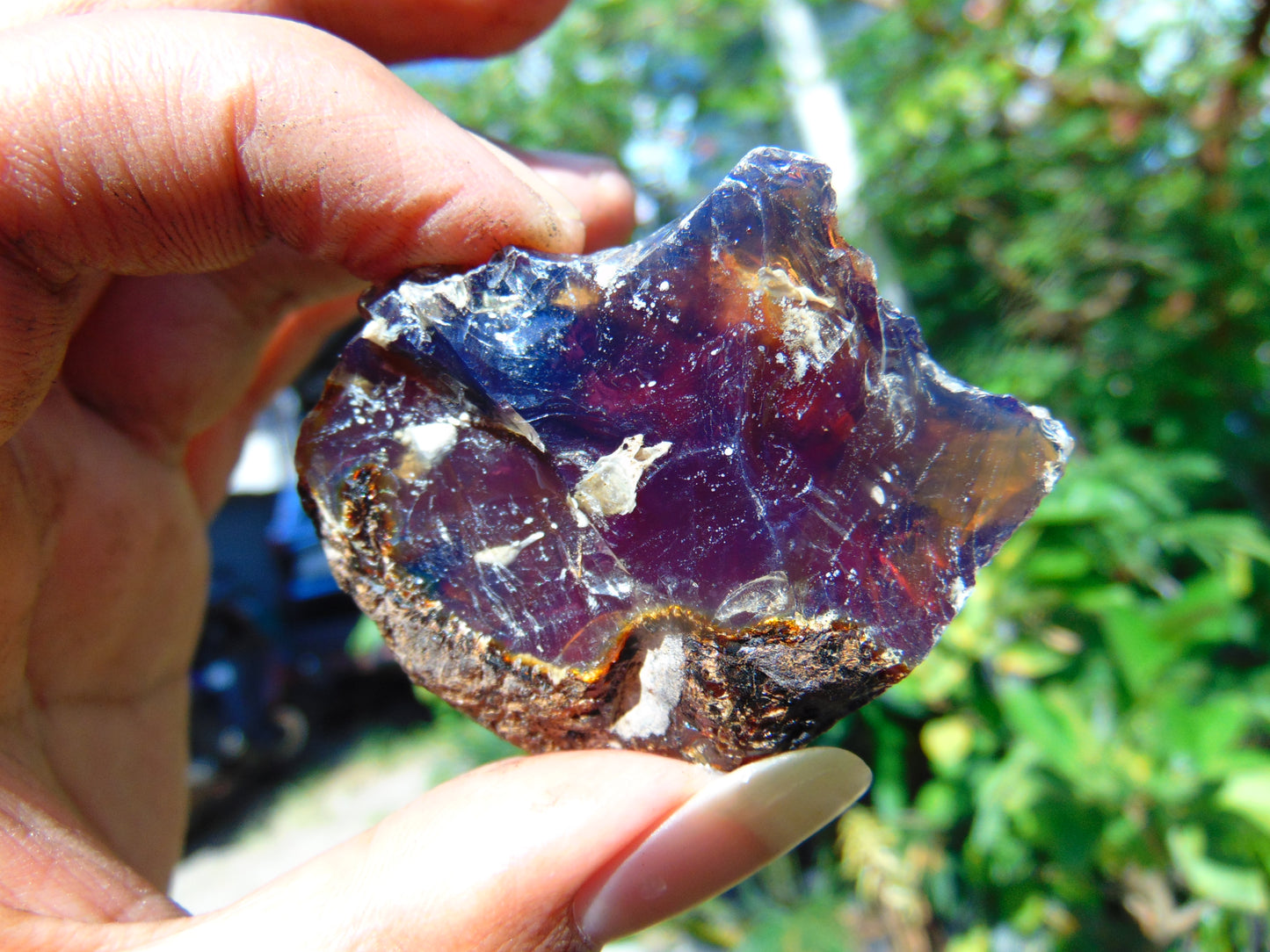 21 gram Rough Raw Indonesian Blue Amber for Healing RBM35