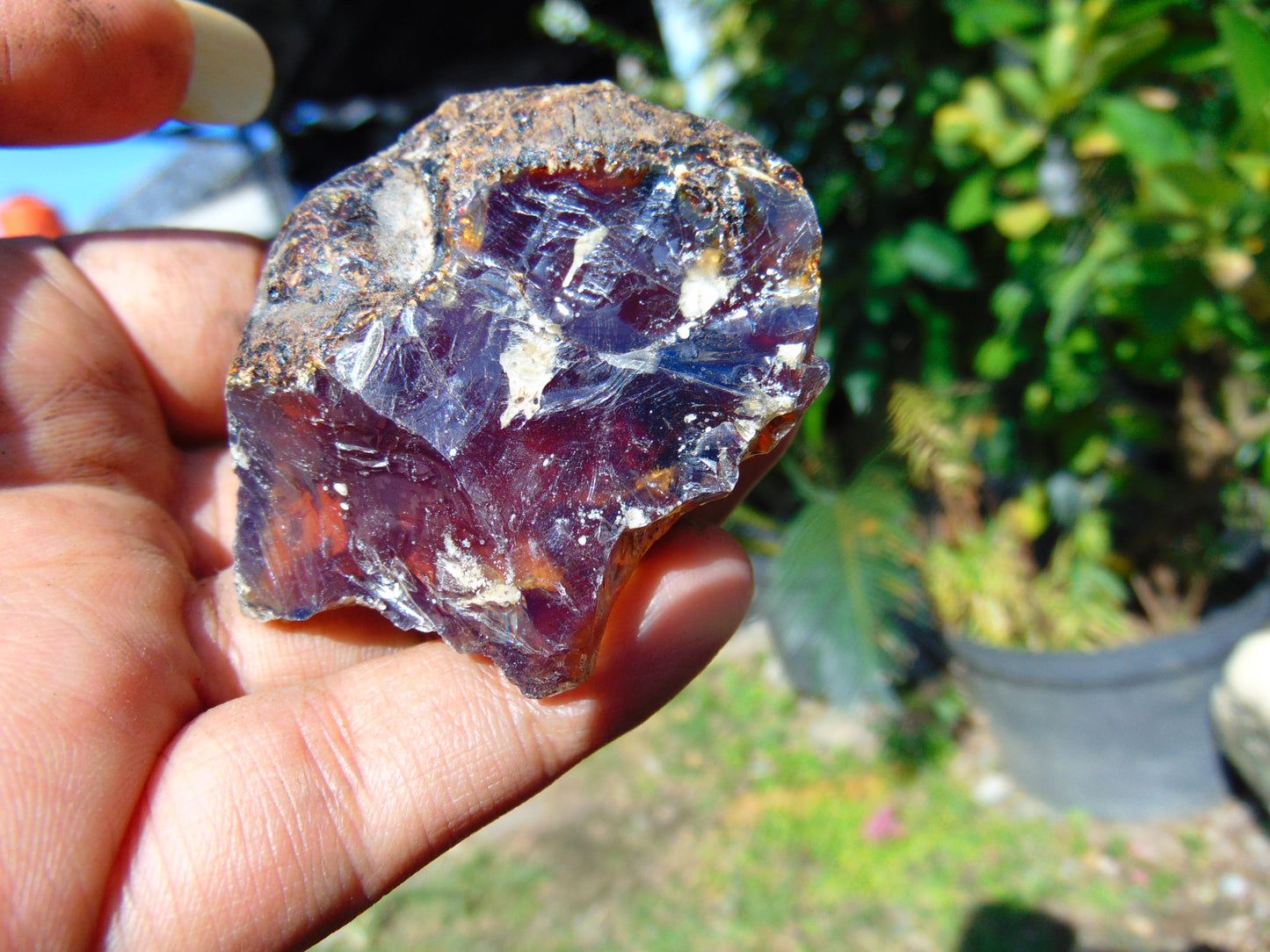 21 gram Rough Raw Indonesian Blue Amber for Healing RBM35