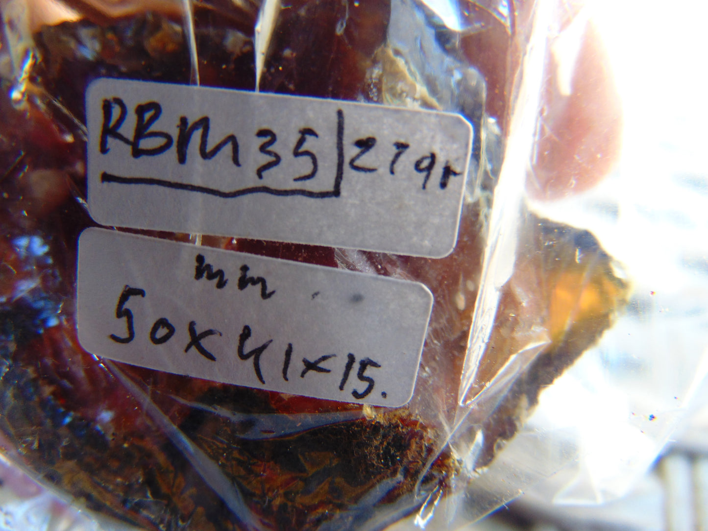 21 gram Rough Raw Indonesian Blue Amber for Healing RBM35
