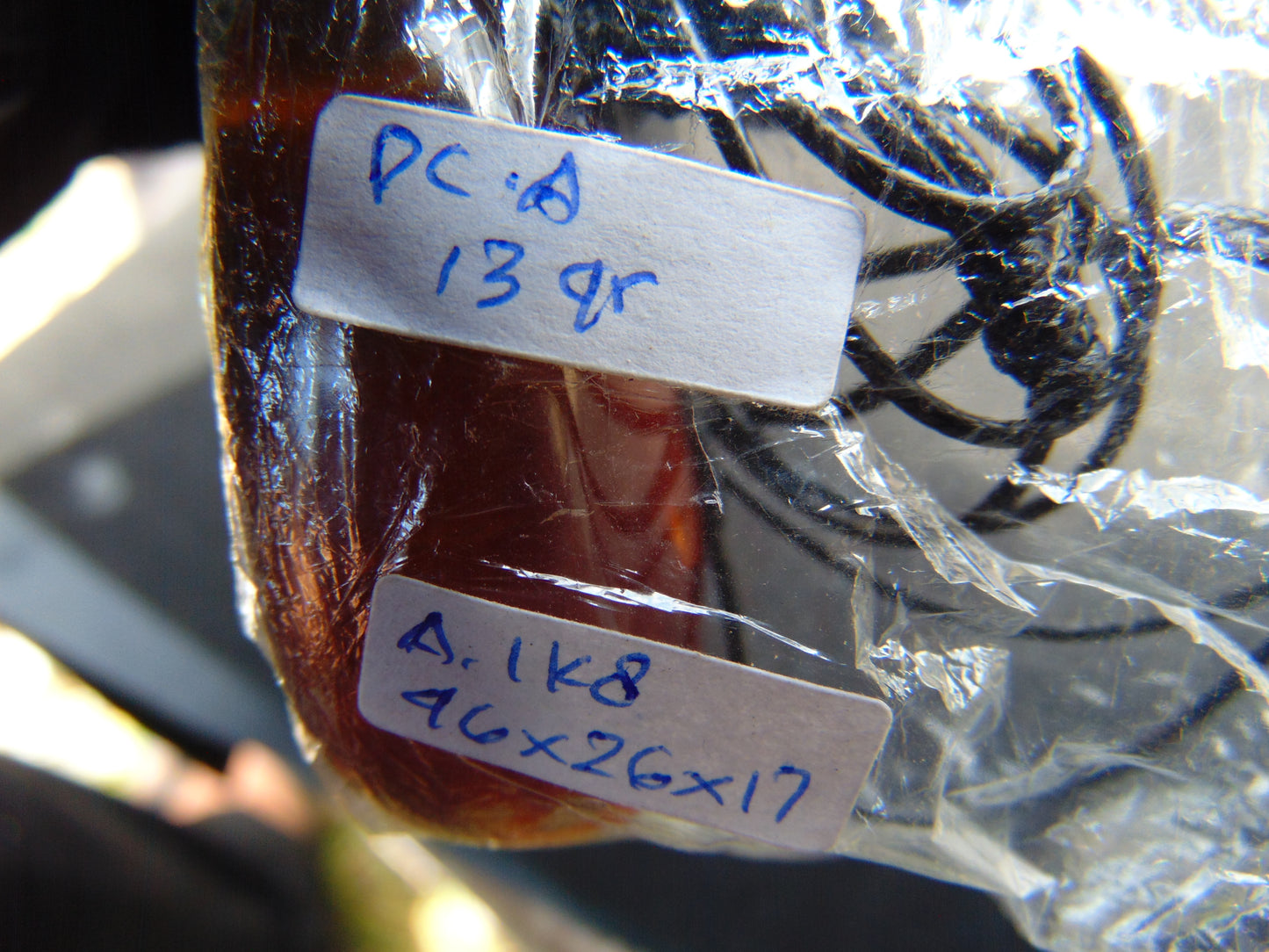 13 gr Pendant 46x26x17 mm Indonesian Amber for Healing PCA1K8